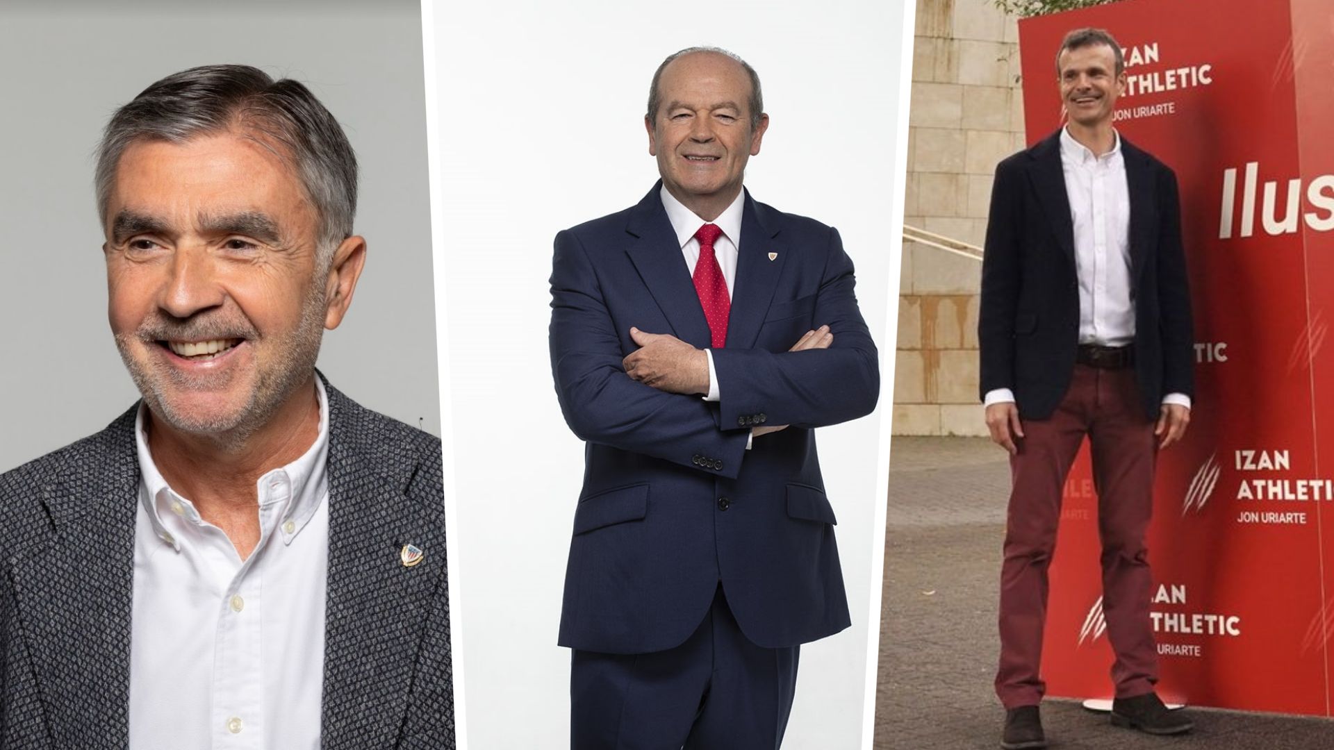 Iñaki Arechabaleta, Ricardo Barkala y Jon Uriarte, candidatos a la presidencia del Athletic Club