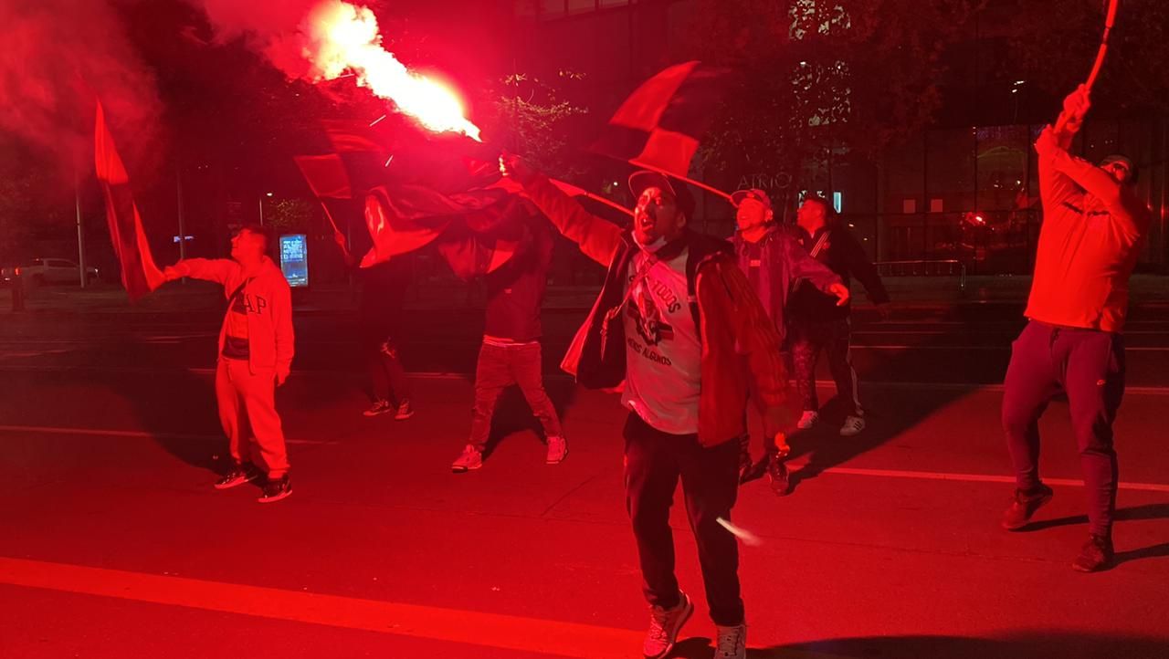 Torcida do Flamengo no Chile, 2022