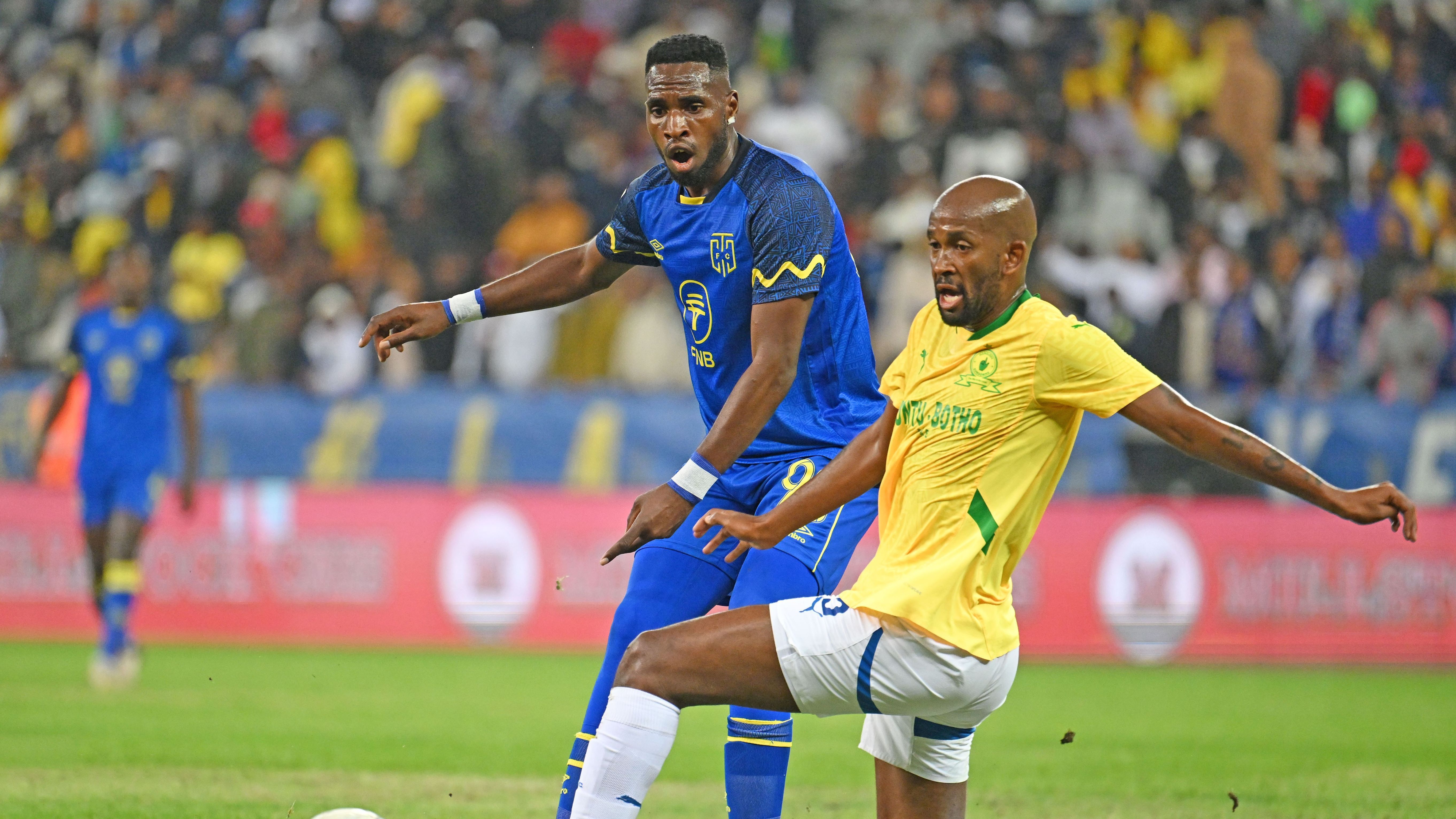 Fortune Makaringe, Cape Town City, Mosa Lebusa, Mamelodi Sundowns, May 2025