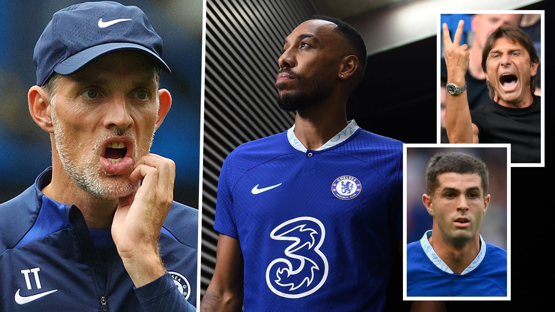 Thomas Tuchel Pierre-Emerick Aubameyang Christian Pulisic Antonio Conte