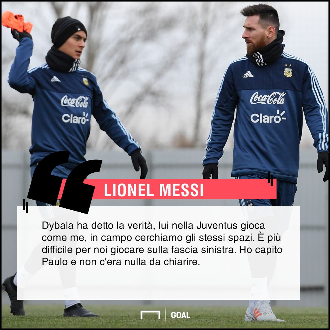 Messi su Dybala PS ita