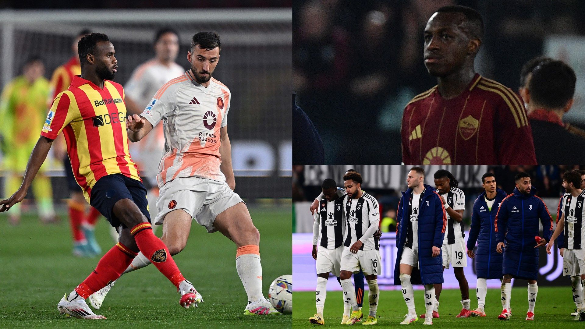 Roma Lecce Saud Abdulhamid Juventus