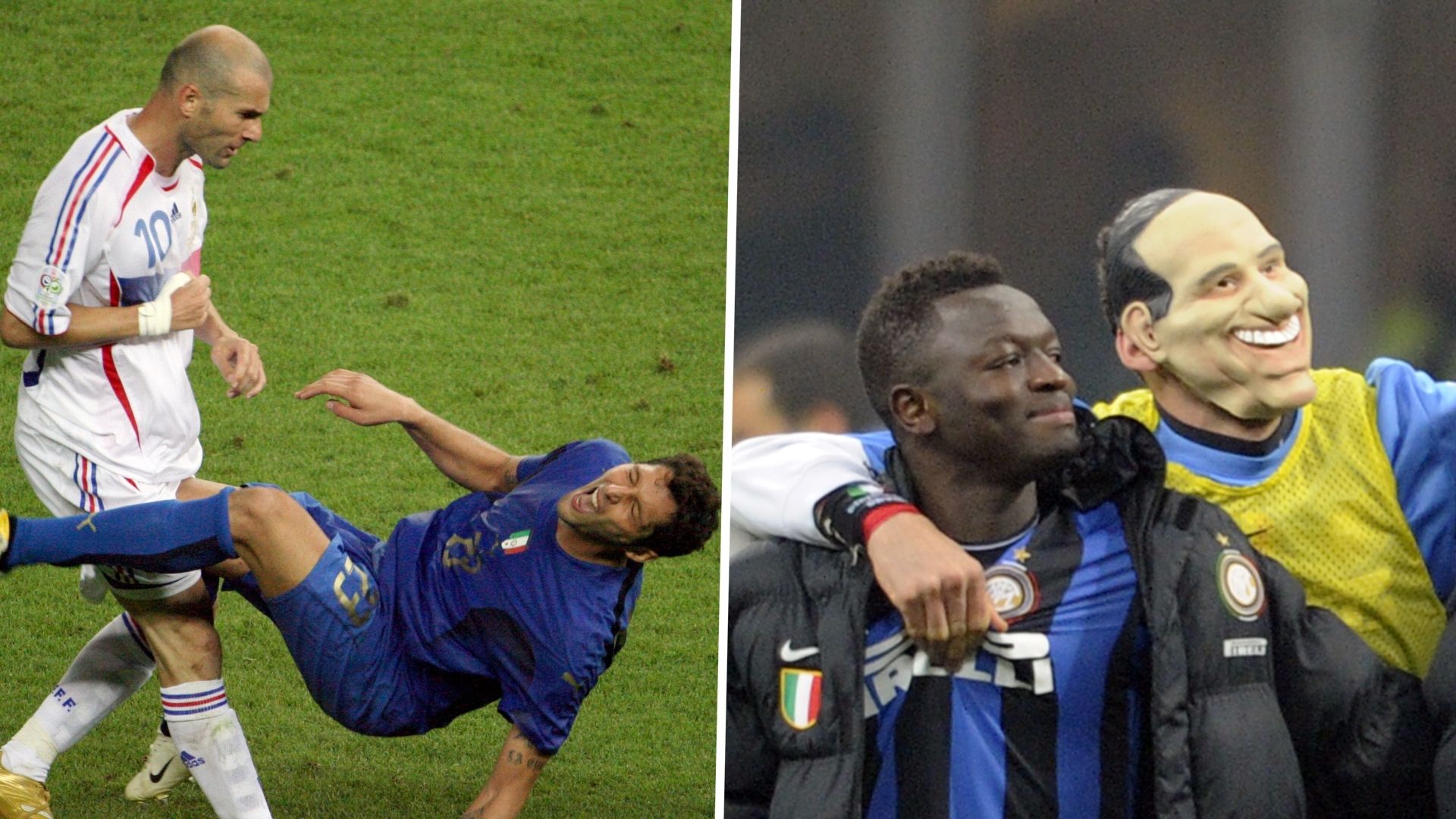 Berlusconi, Zidane, Materazzi