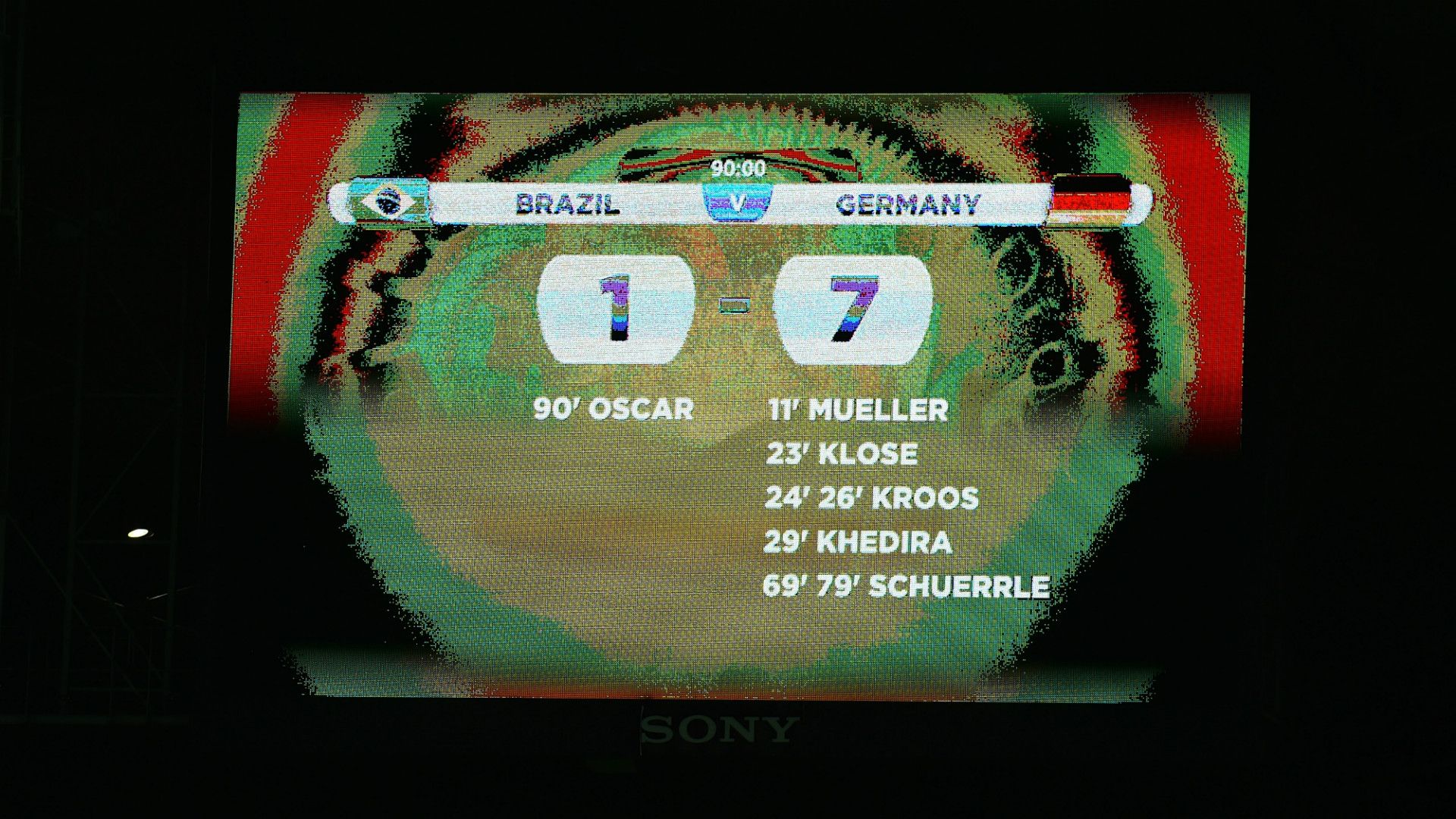 Score Brazil Germany FIFA World Cup 2014 08072014