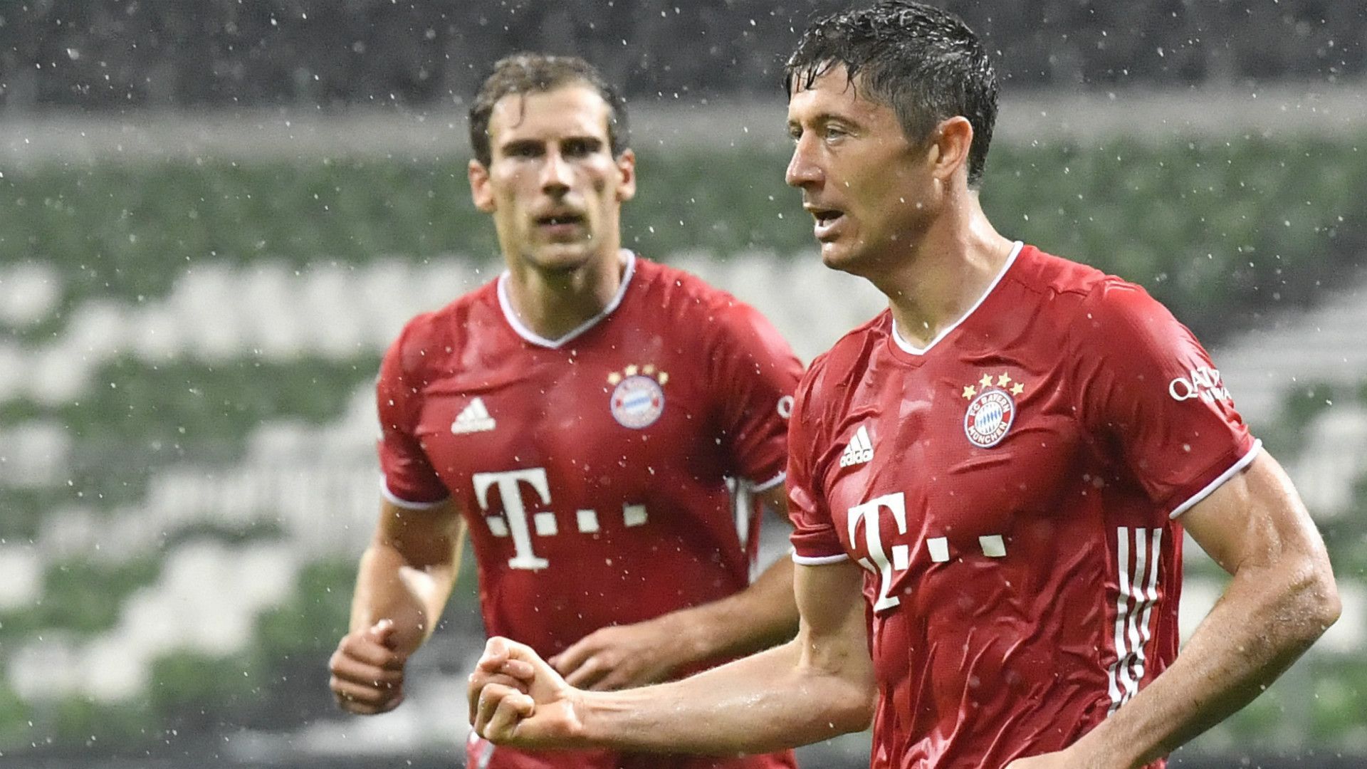LEON GORETZKA ROBERT LEWANDOWSKI BAYERN MÜNCHEN GERMAN BUNDESLIGA 16062020