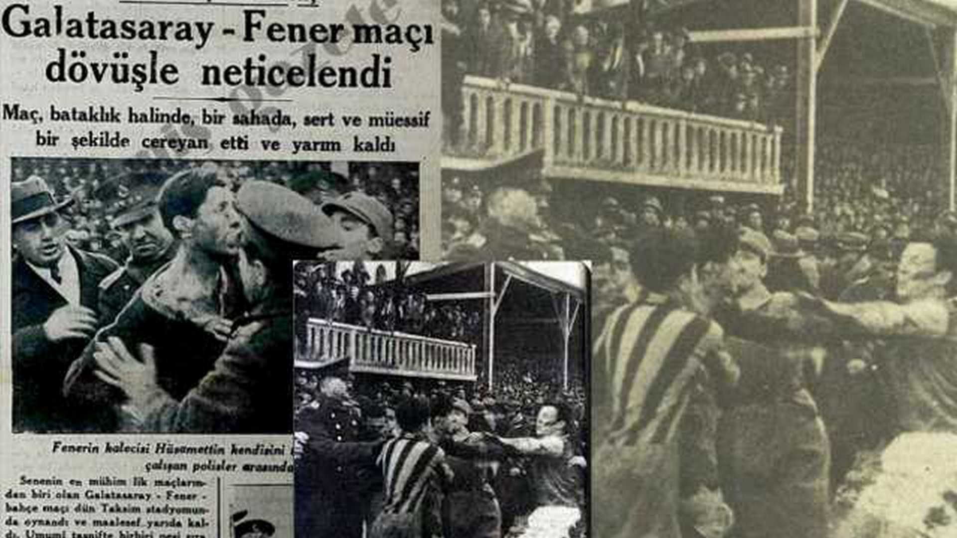 23 Şubat 1934 Galatasaray Fenerbahçe maçı