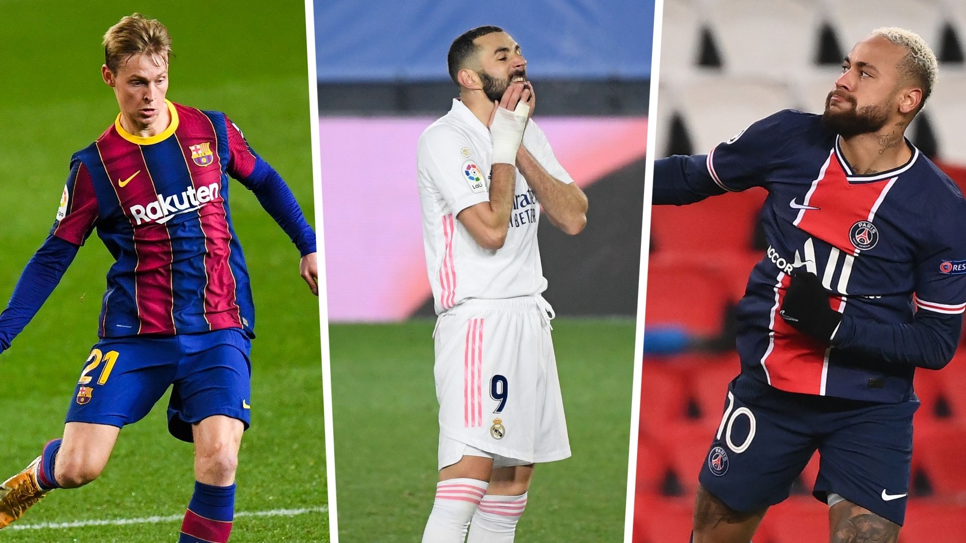 Benzema Neymar De Jong