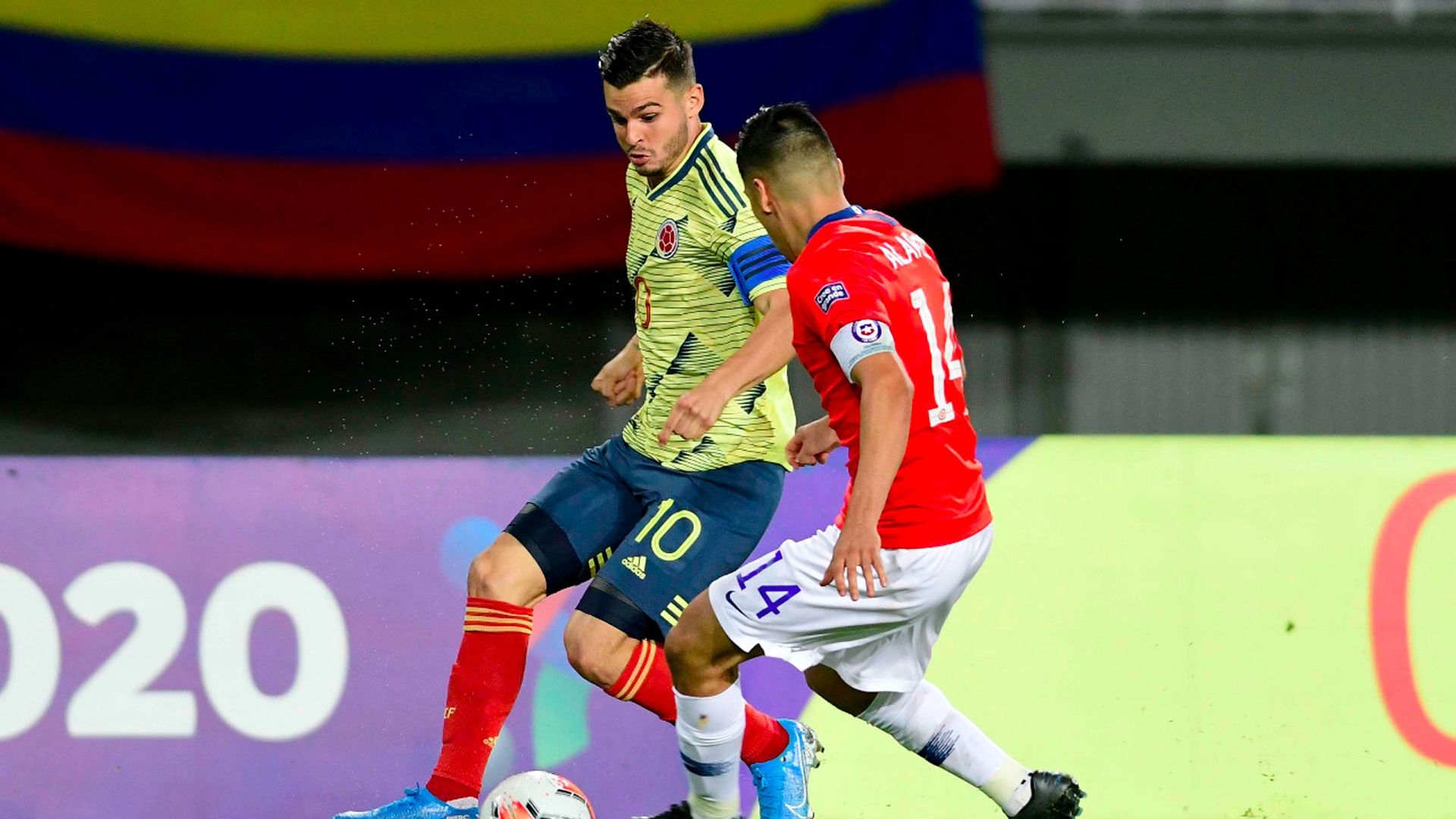 Colombia Chile Nicolás Benedetti Tomás Alarcón Preolímpico 2020