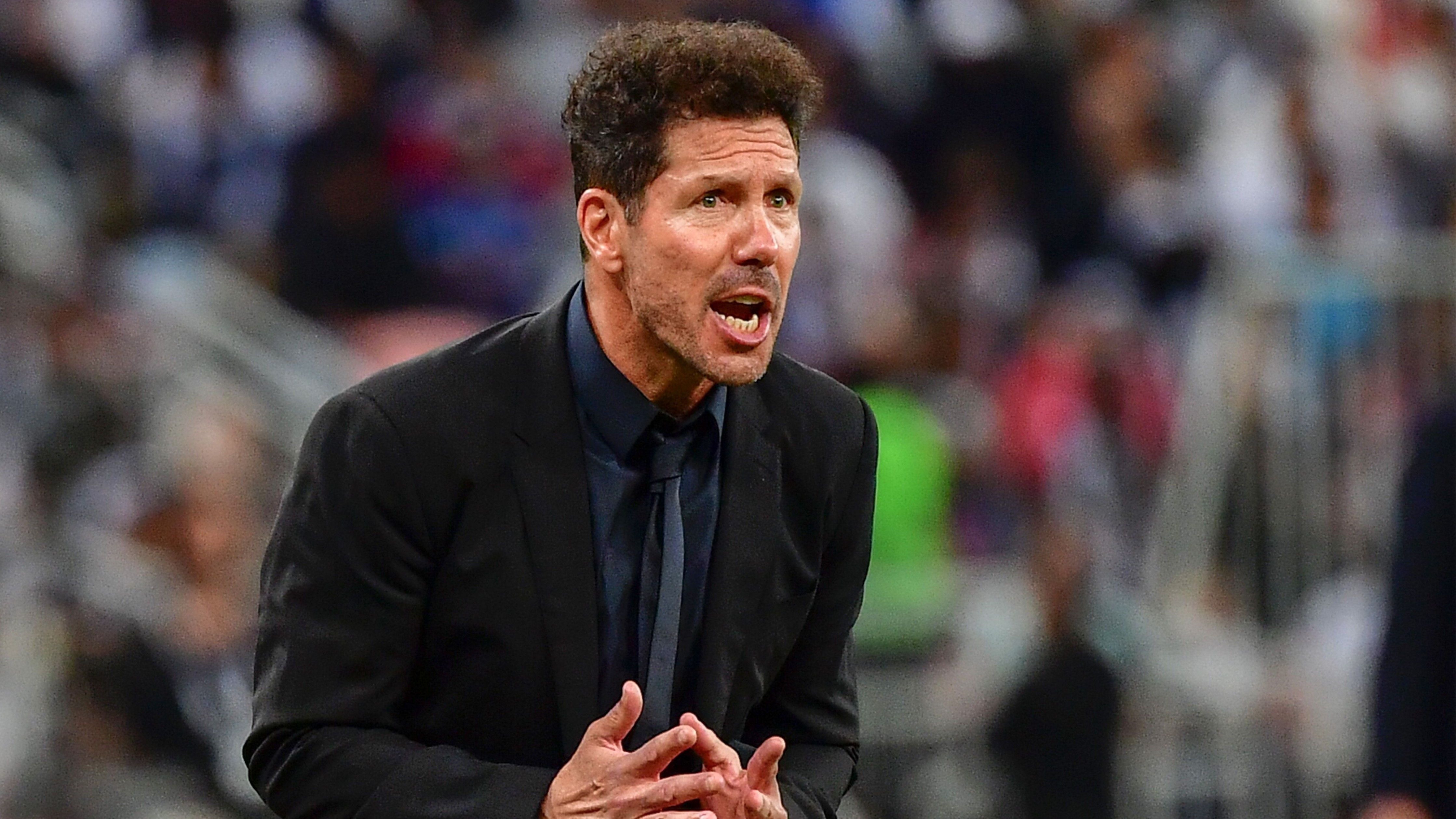 Diego Simeone Atletico Real Madrid Supercopa 12012020