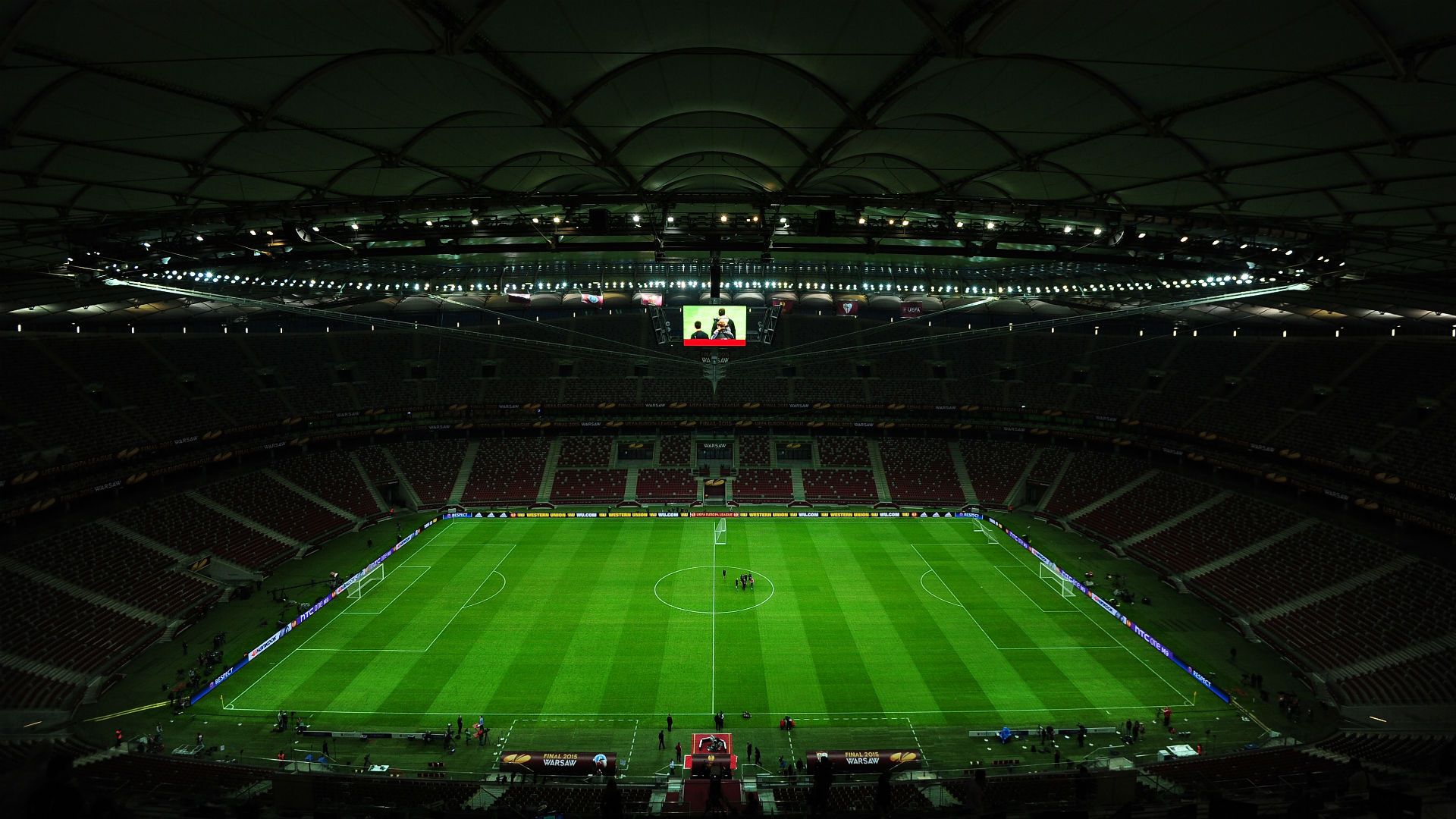 Warsaw National Stadium Poland general view