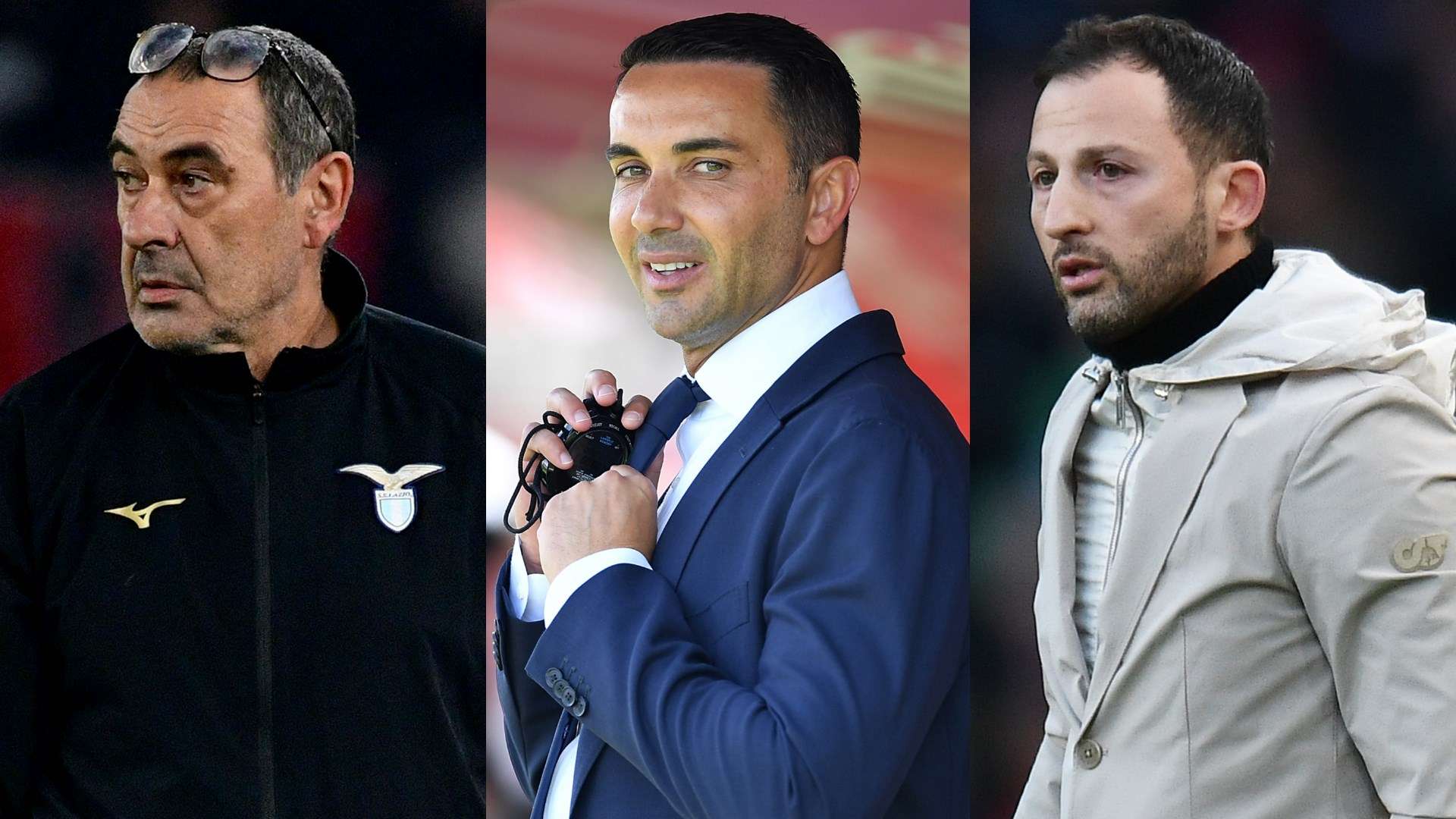 Maurizio Sarri Raffaele Palladino Domenico Tedesco