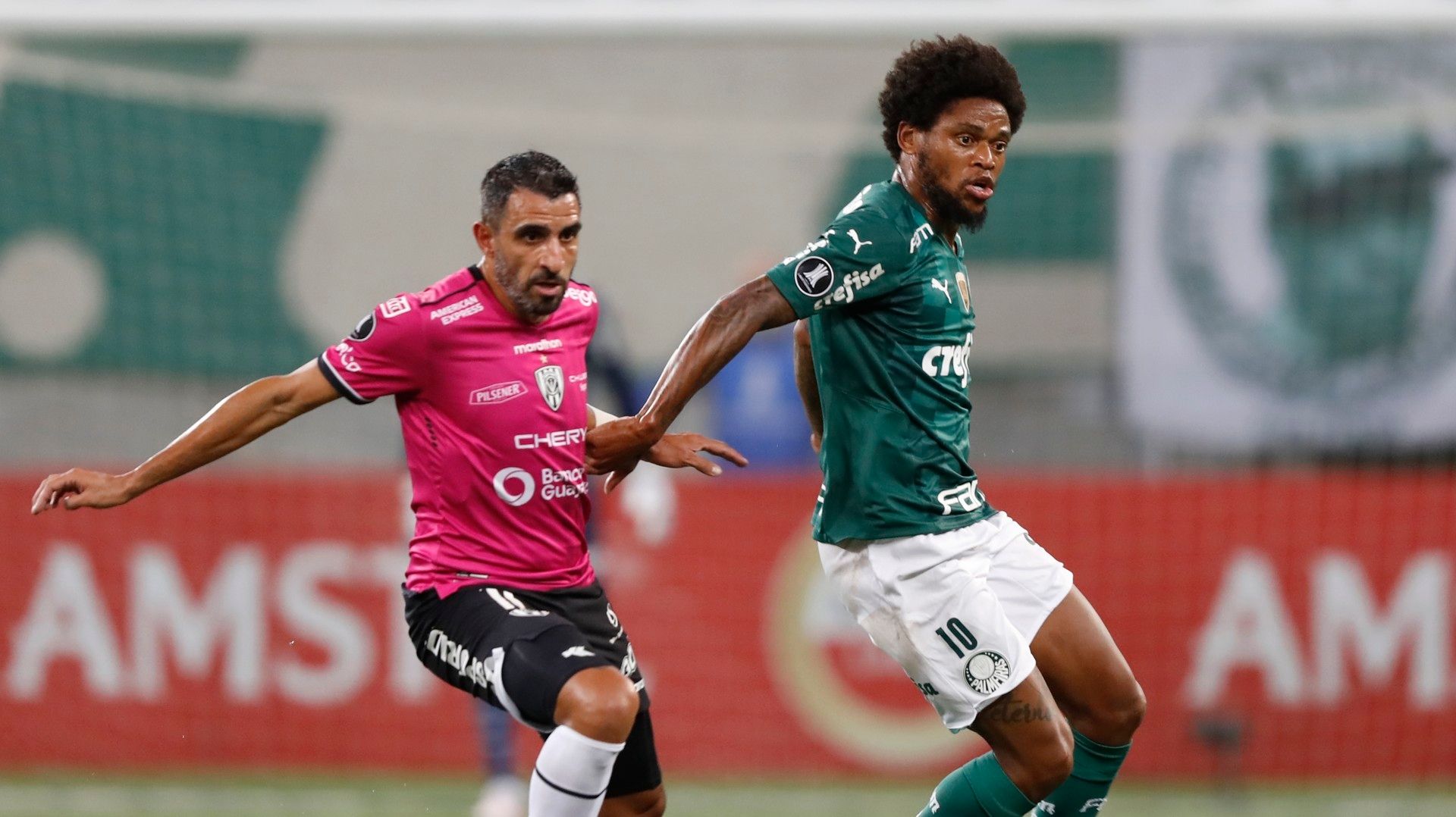 Luiz Adriano e Cristian Pellerano - Palmeiras x Independiente Del Valle Libertadores 27042021
