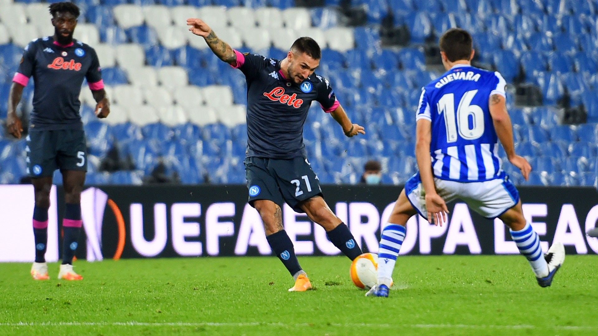 Real Sociedad Napoli Politano goal