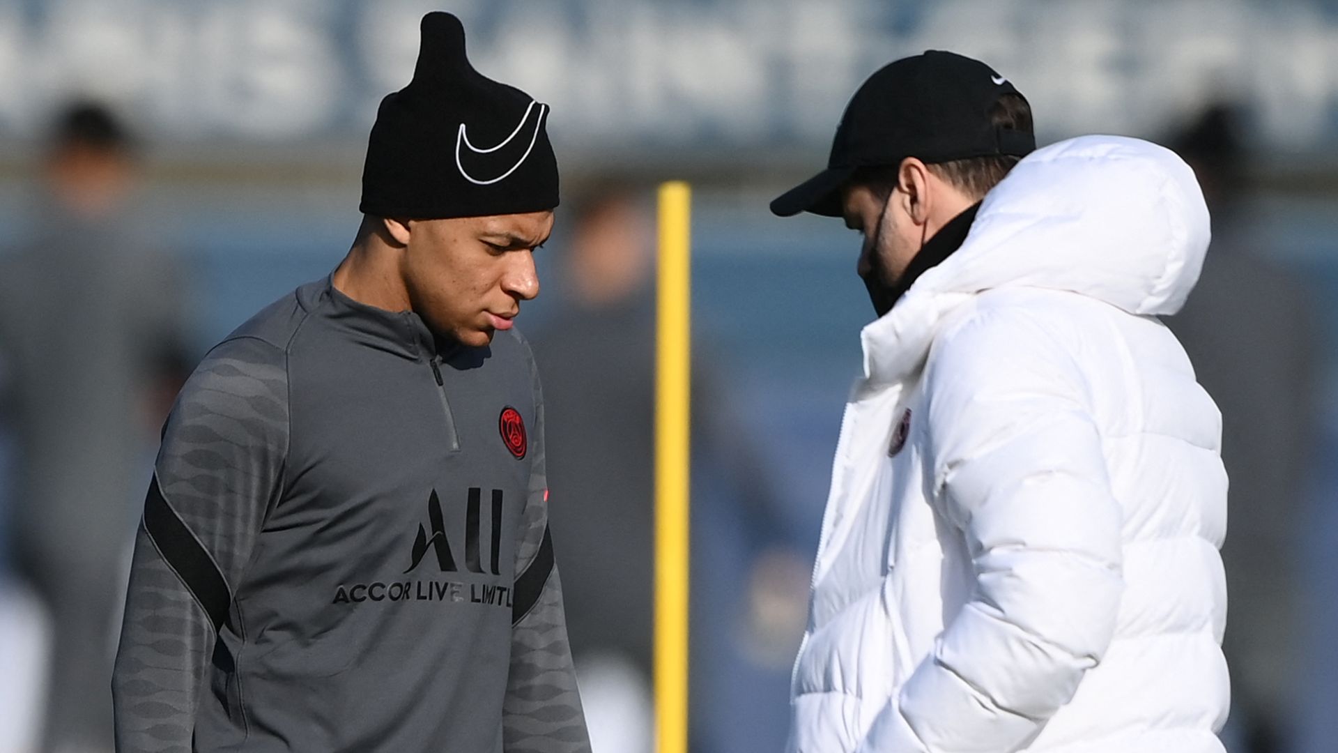 PSG Entraînement Mbappé