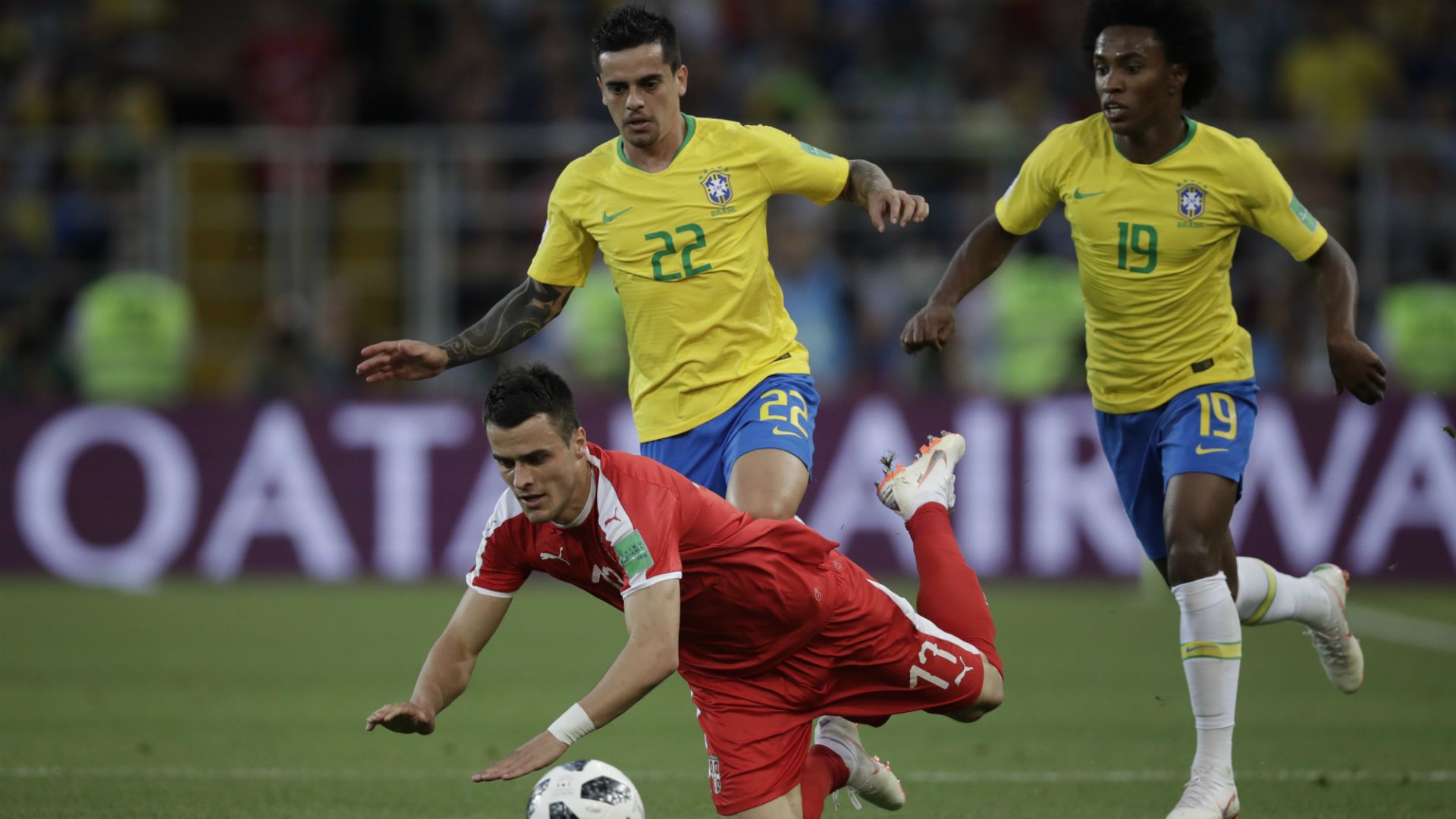 Fagner Willian I Brasil Sérvia I 27 06 18 I Copa do Mundo