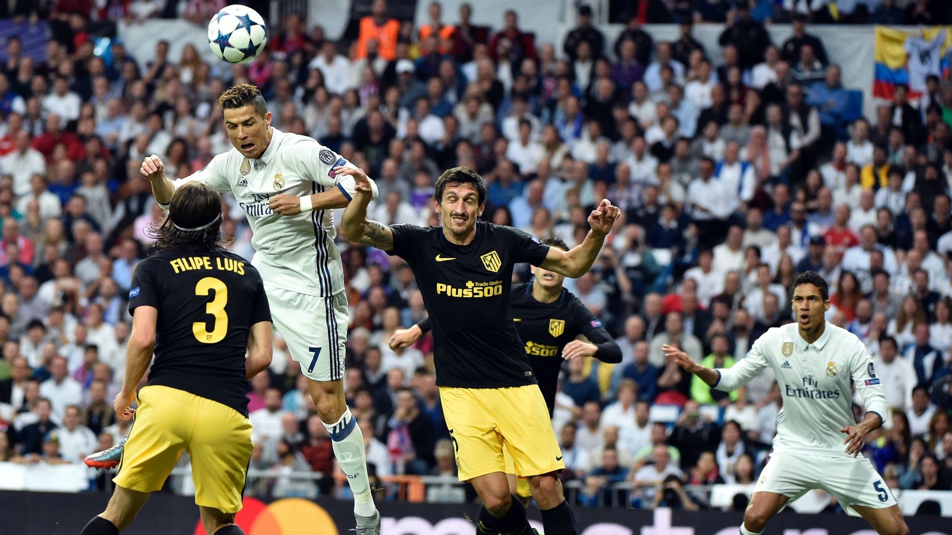 Cristiano Ronaldo Real Madrid Atletico Madrid Champions League