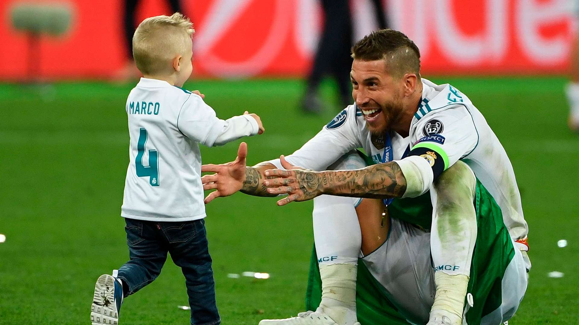 Sergio Ramos son Post match Real Madrid Liverpool Champions League final 26052018