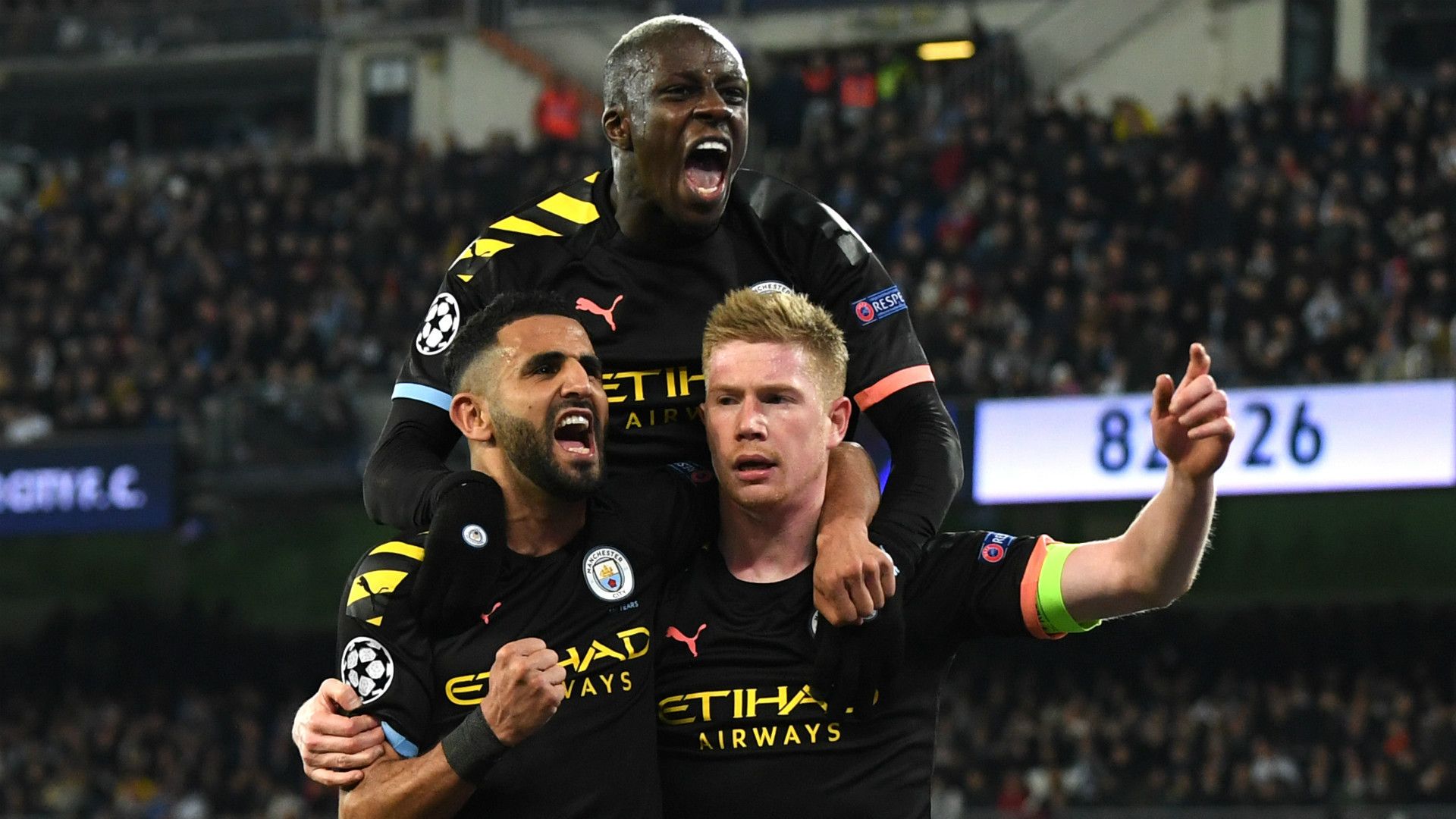 Manchester City celebrate 2019-20