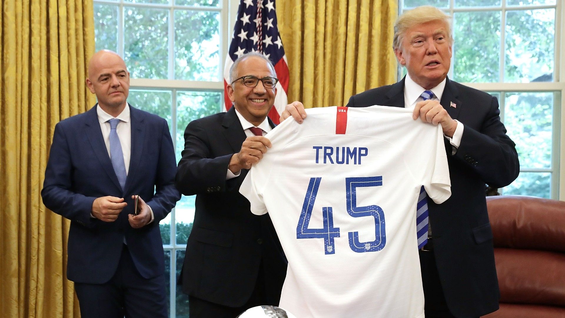 Trump USMNT jersey