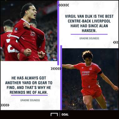 Virgil van Dijk Liverpool's best since Alan Hansen