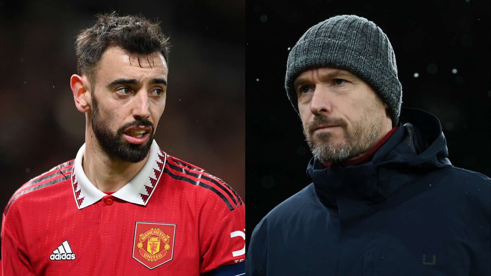 Bruno Fernandes Erik ten Hag Man Utd split