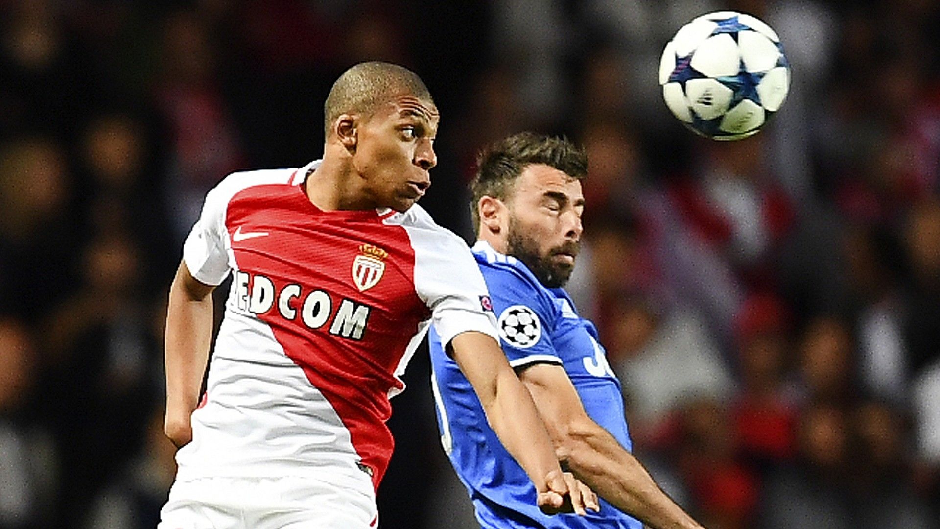 Kylian Mbappe Andrea Barzagli Monaco Juventus 2017