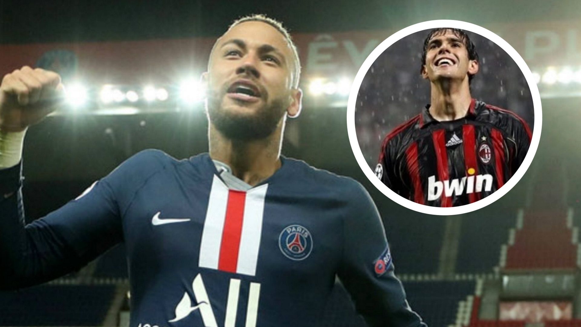 GFX Neymar PSG Kaká Milan