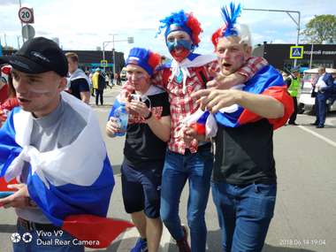 Fans Rusia - Piala Dunia 2018