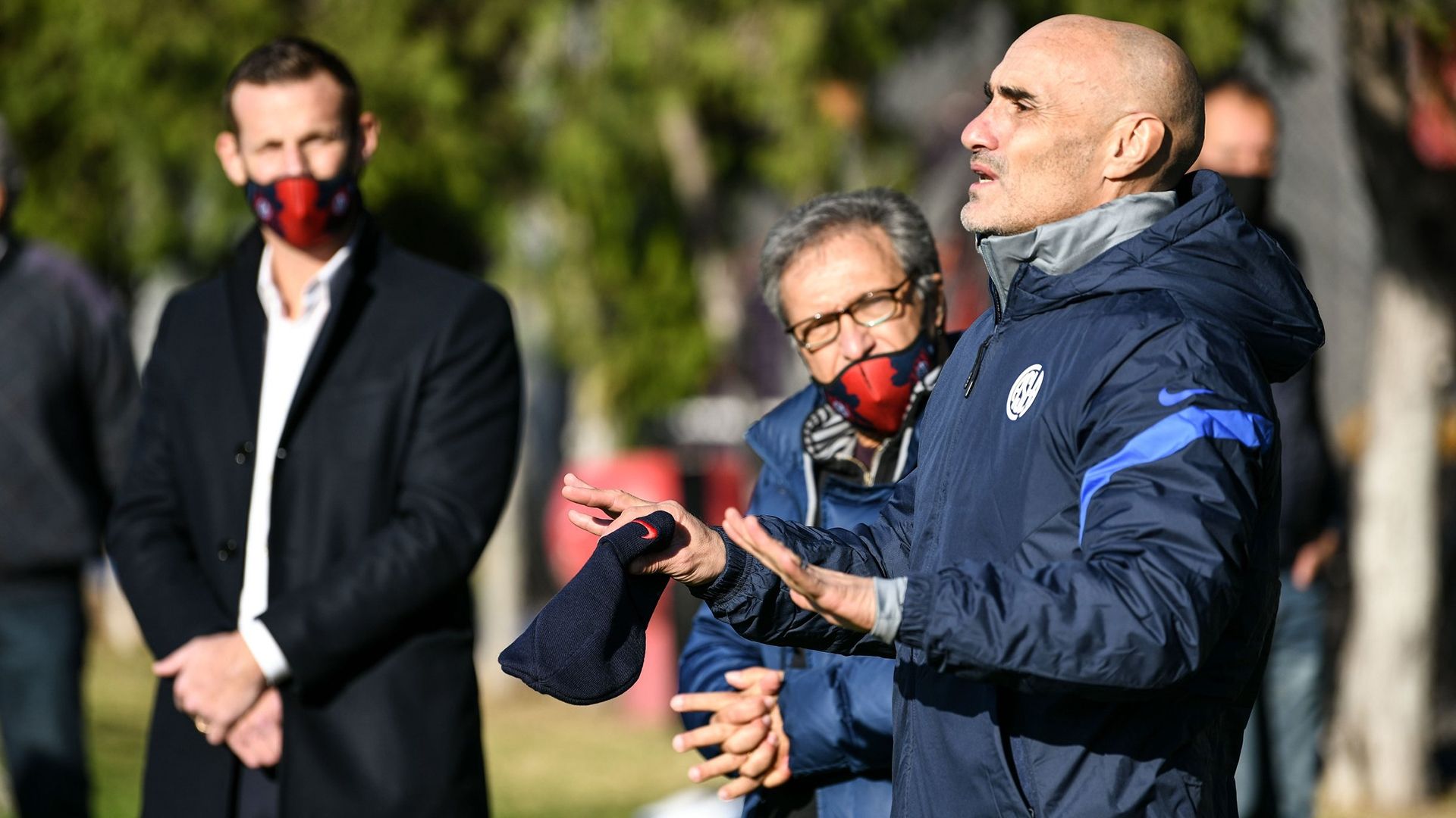 Paolo Montero San Lorenzo Entrenamiento 17062021