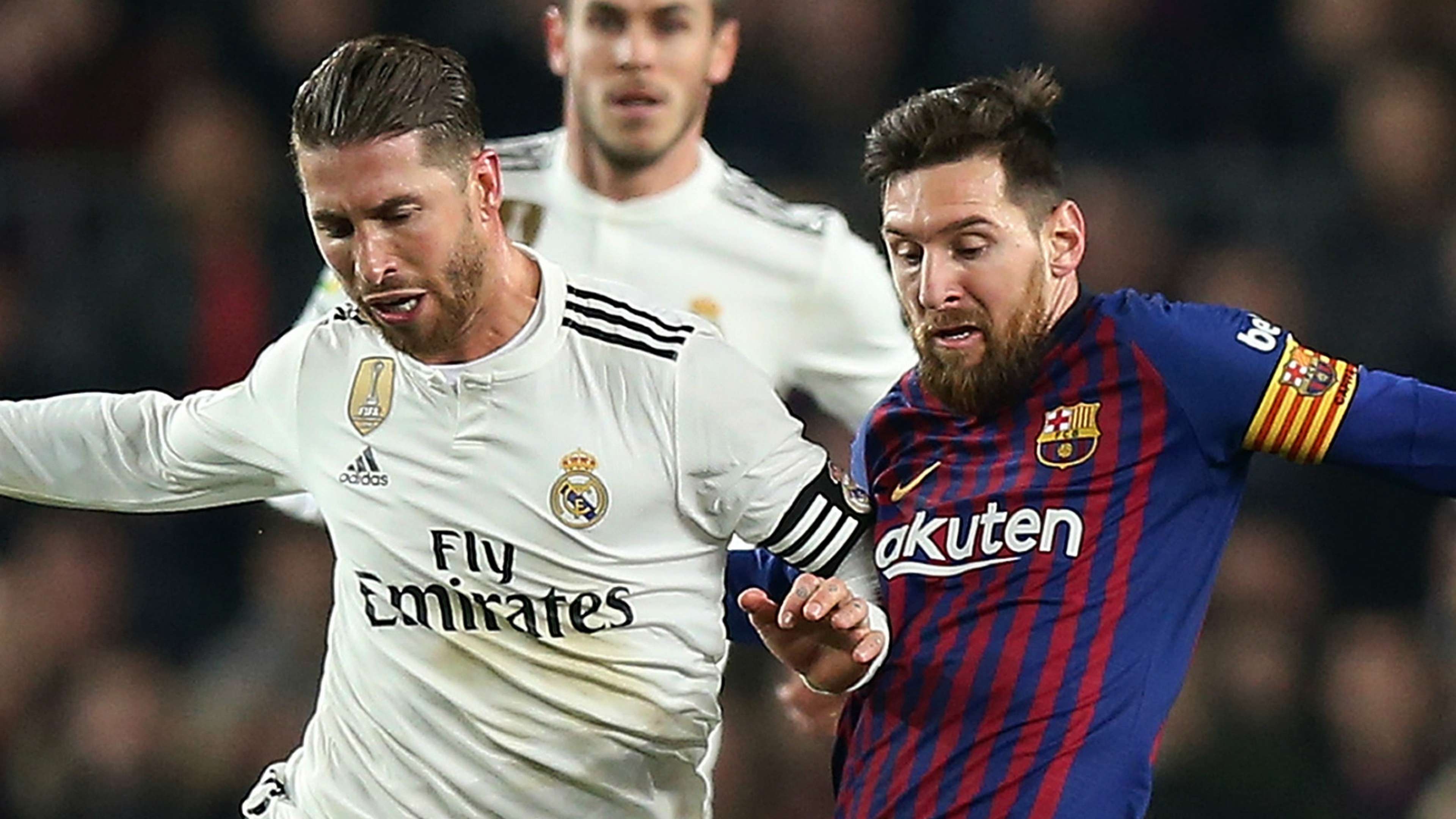 Sergio Ramos Lionel Messi Real Madrid Barcelona 2018-19