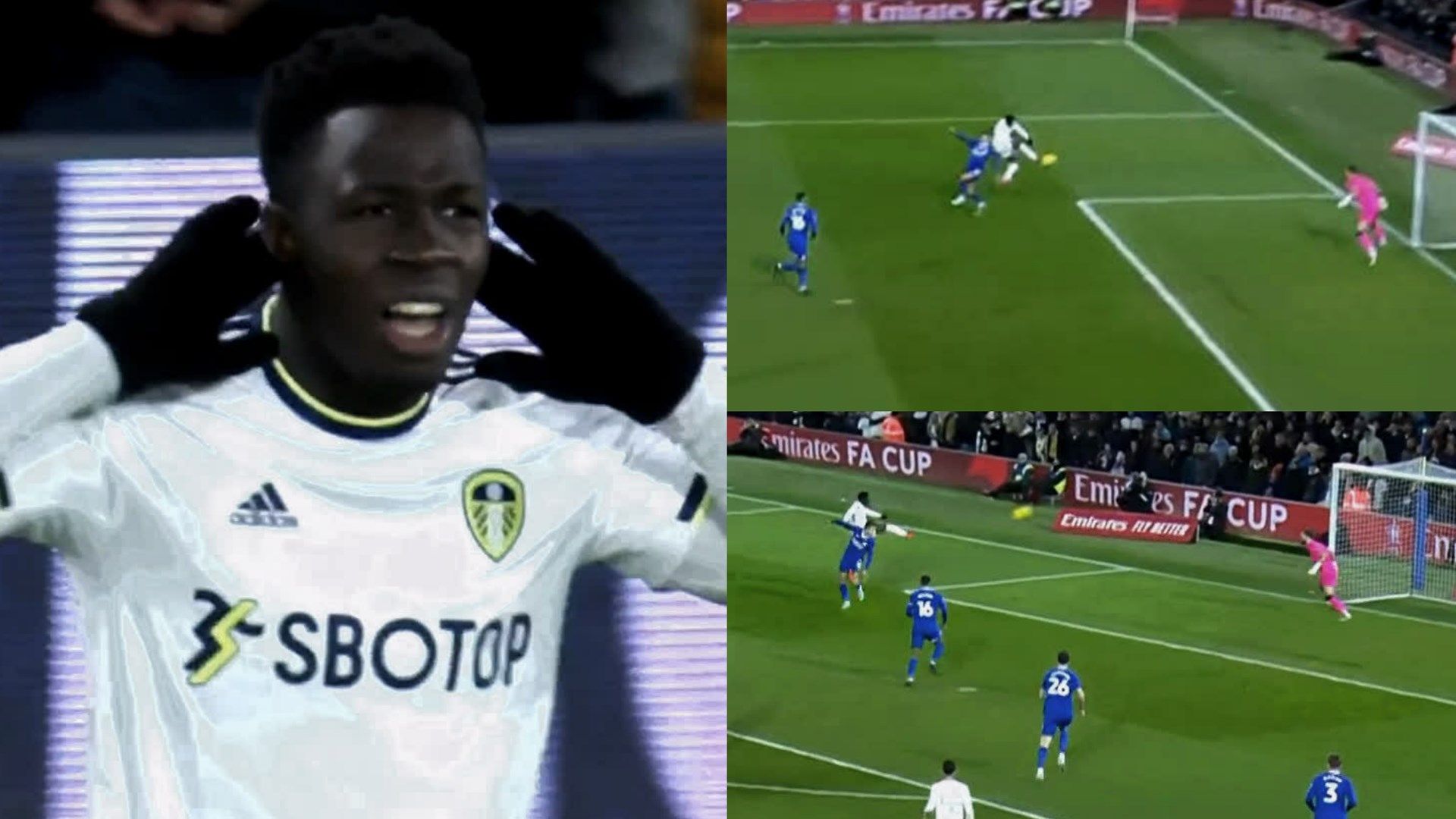 Gnonto Leeds Cardiff FA Cup