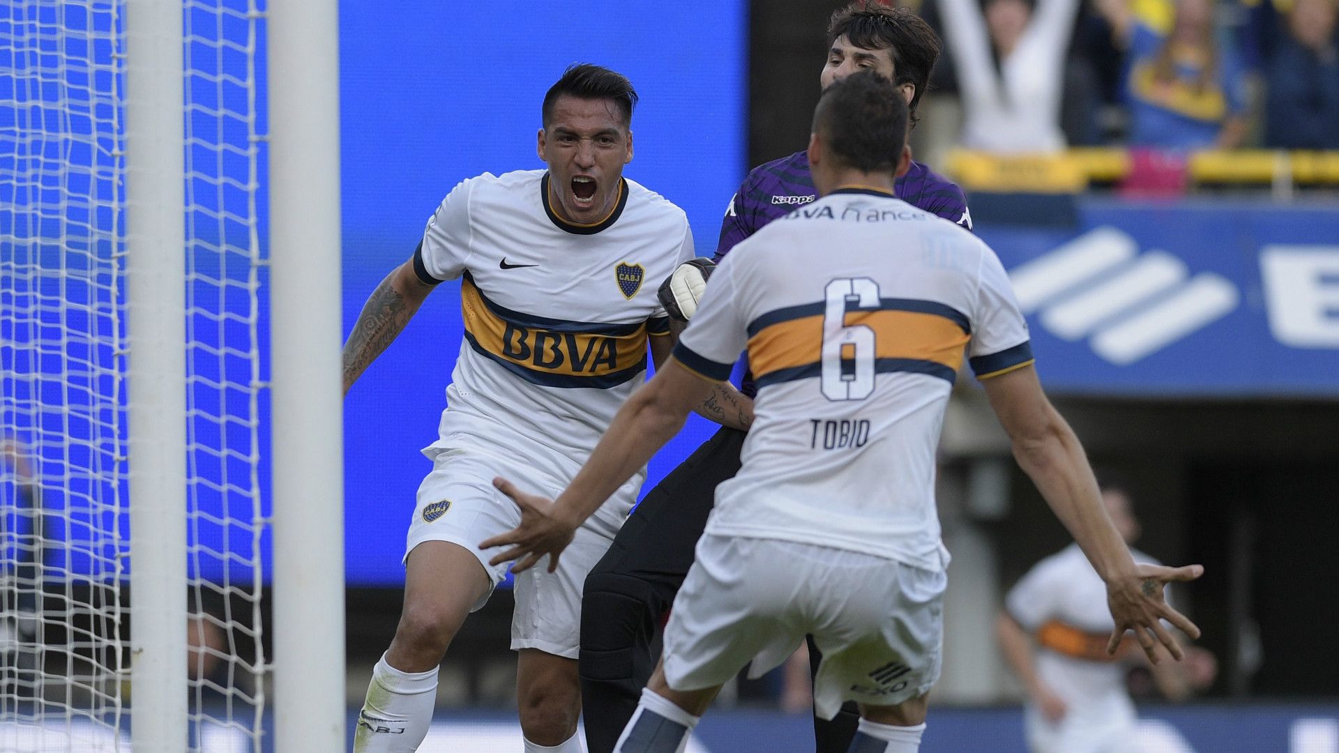 Festejo Monzon Boca Tigre Primera Division