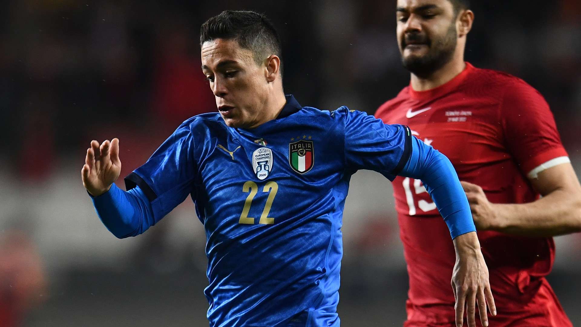 Giacomo Raspadori Turkey Italy Friendly