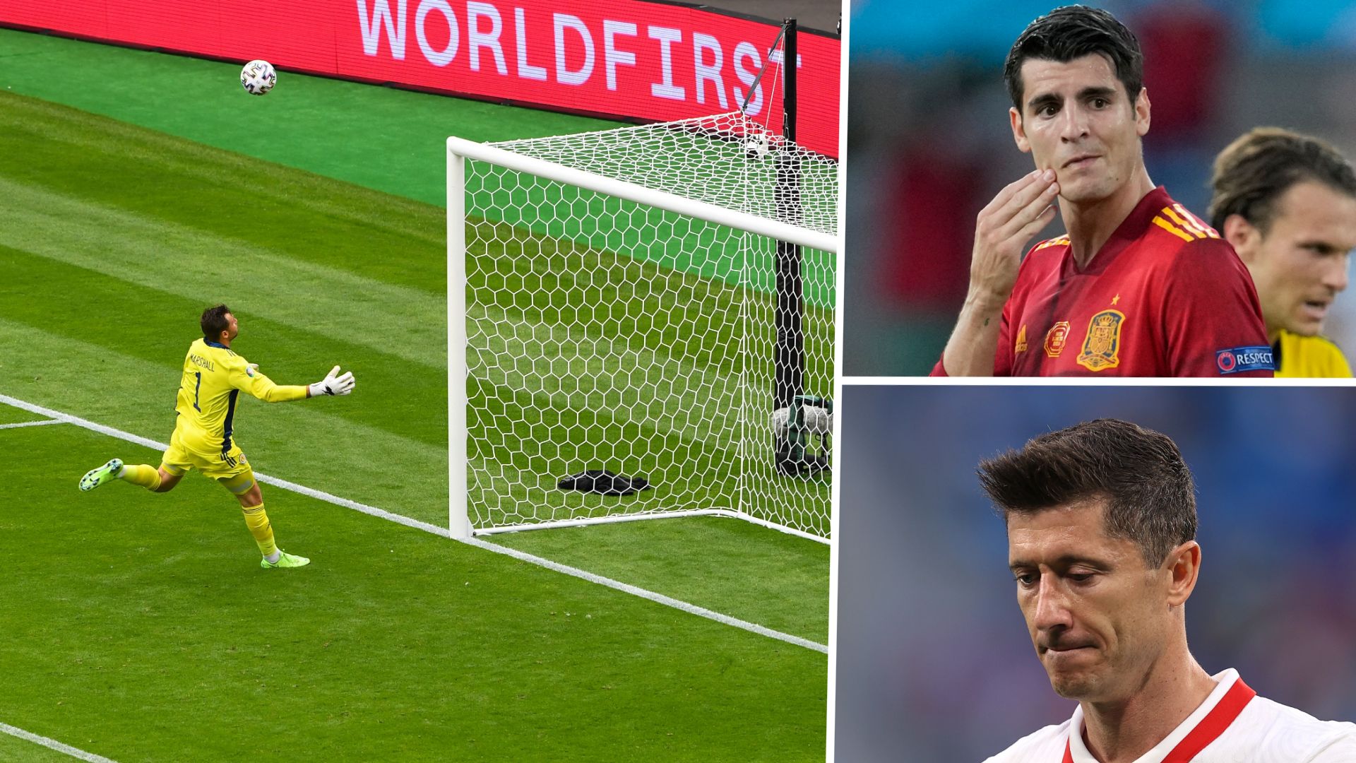 alvaro morata, patrik schick, lewandowski