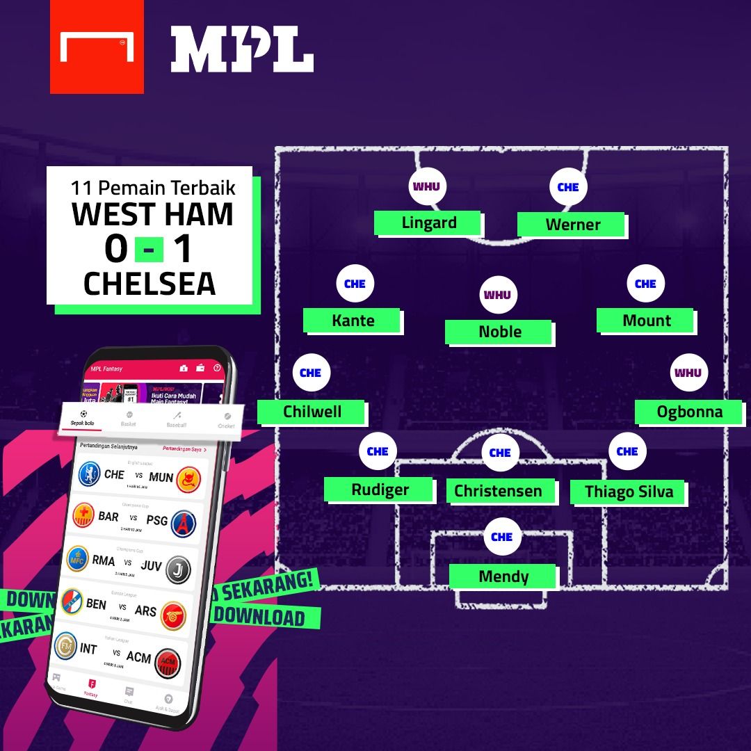 MPL West Ham vs Chelsea