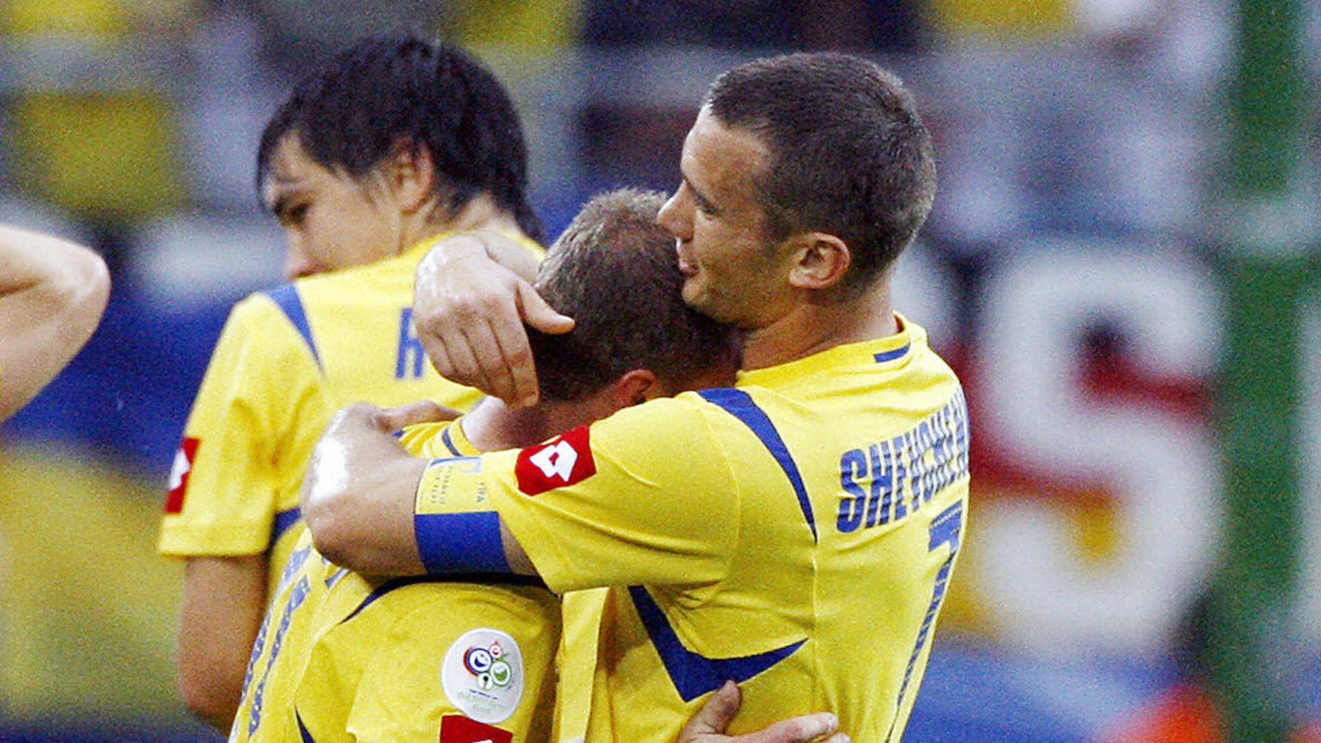 Andriy Shevchenko Sergei Rebrov Ukraine