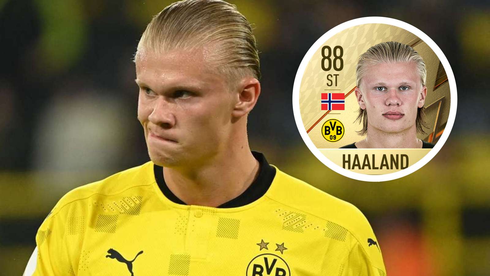 Erling Haaland FIFA 22 GFX