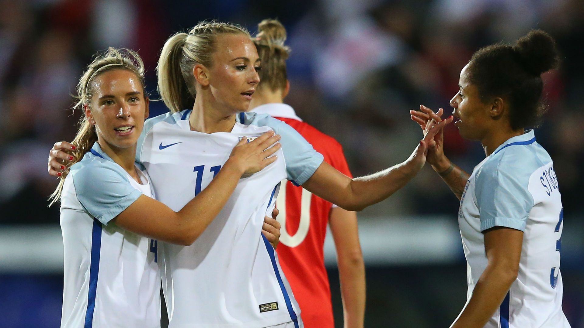 Jordan Nobbs Toni Duggan Nikita Parris England