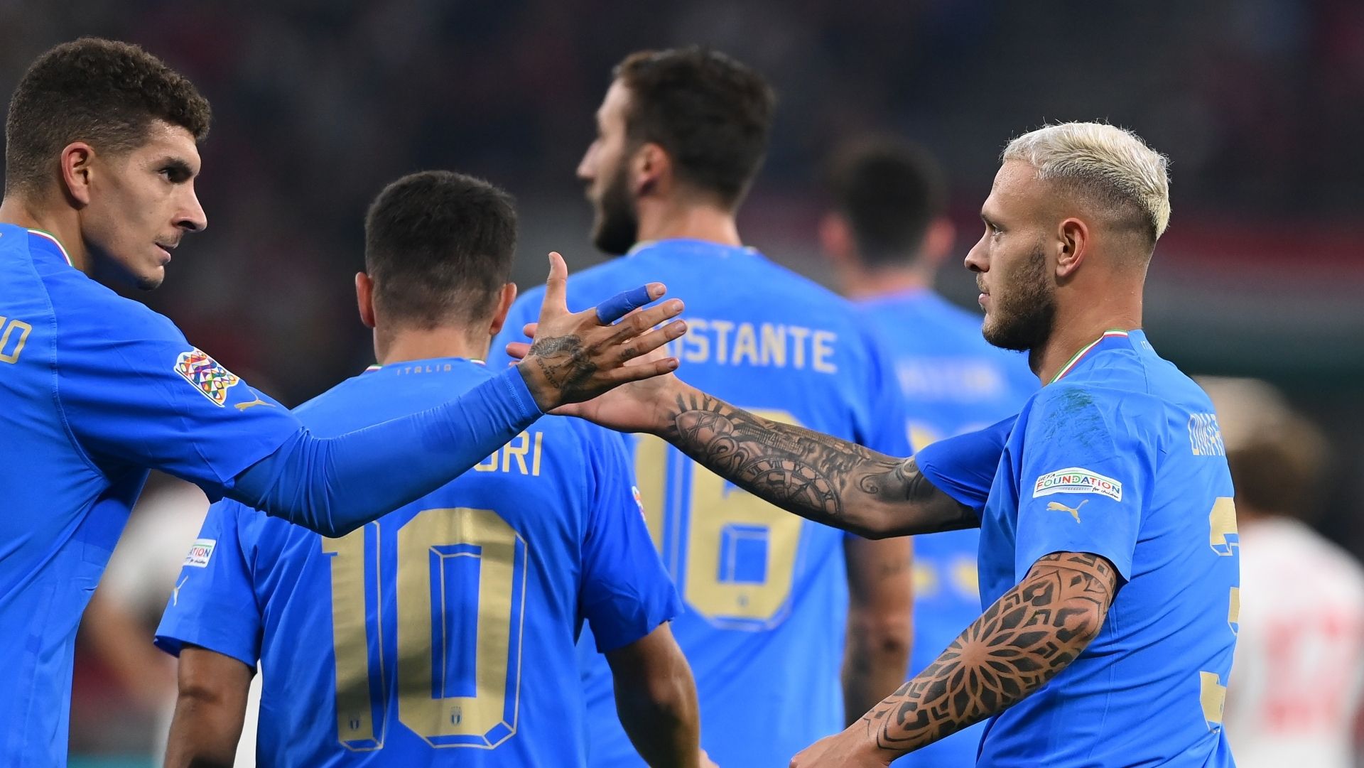 Giovanni Di Lorenzo Federico Dimarco Hungary Italy