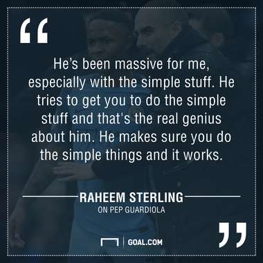 Sterling quote Guardiola