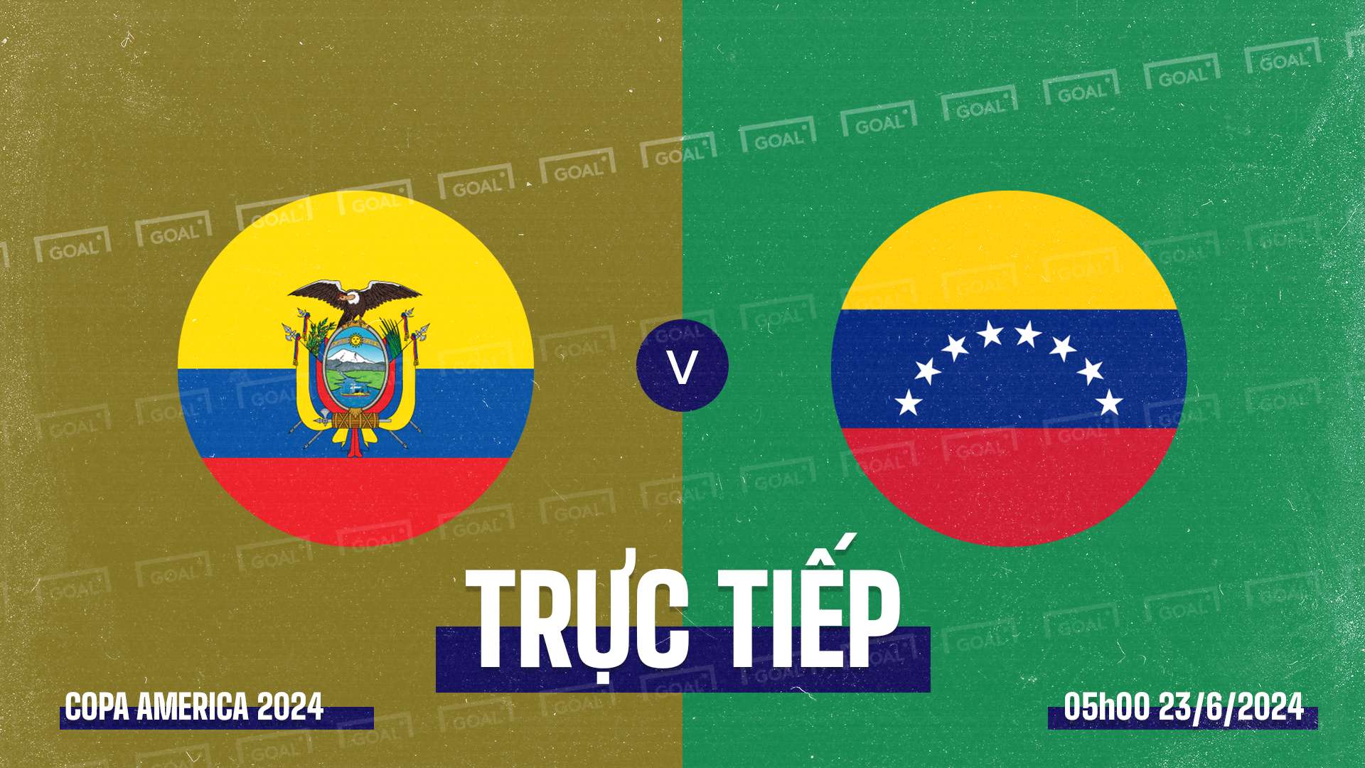 Ecuador vs Venezuela Copa America 2024 GFX