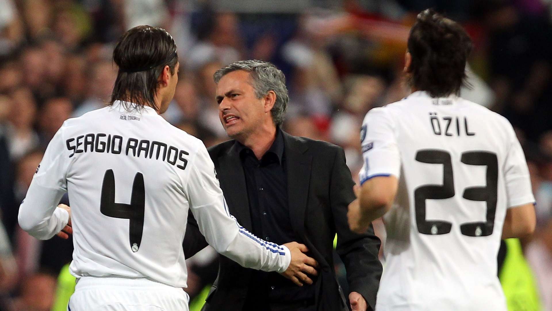 Jose Mourinho Sergio Ramos Real Madrid