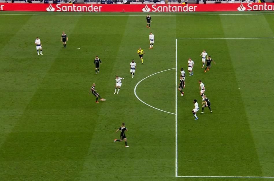 Fuera de juego Tottenham Ajax