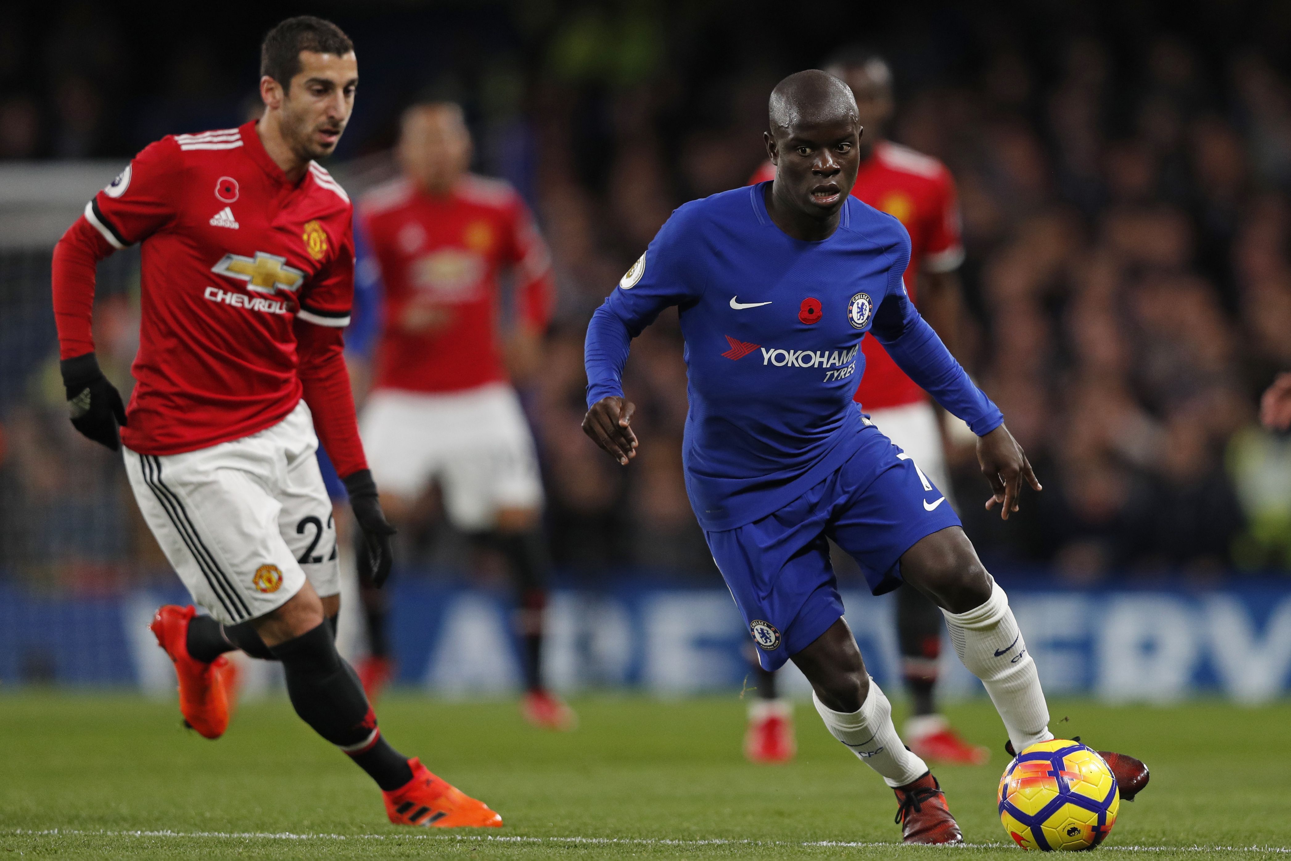 Chelsea Man United 5-11 Kante