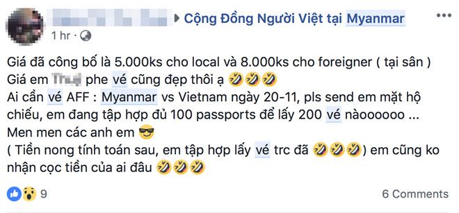 CĐV Việt Nam Myanmar