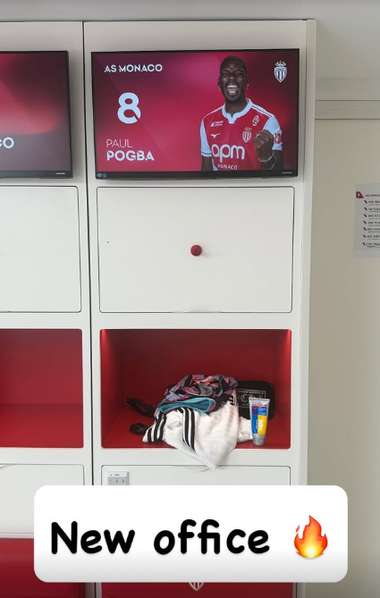 Paul Pogba Monaco new office