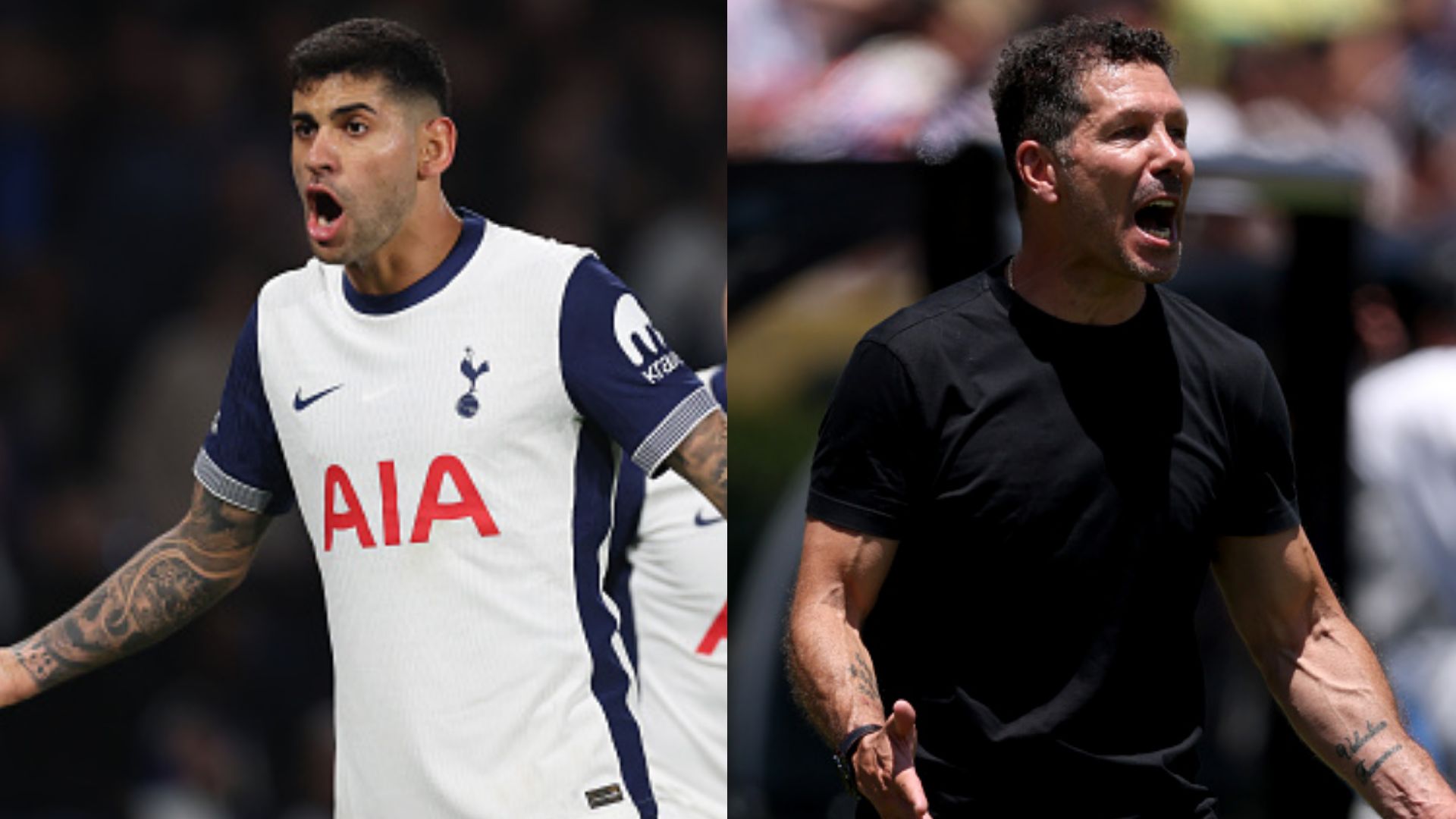 Cristian Romero Tottenham Atletico Madrid 2025