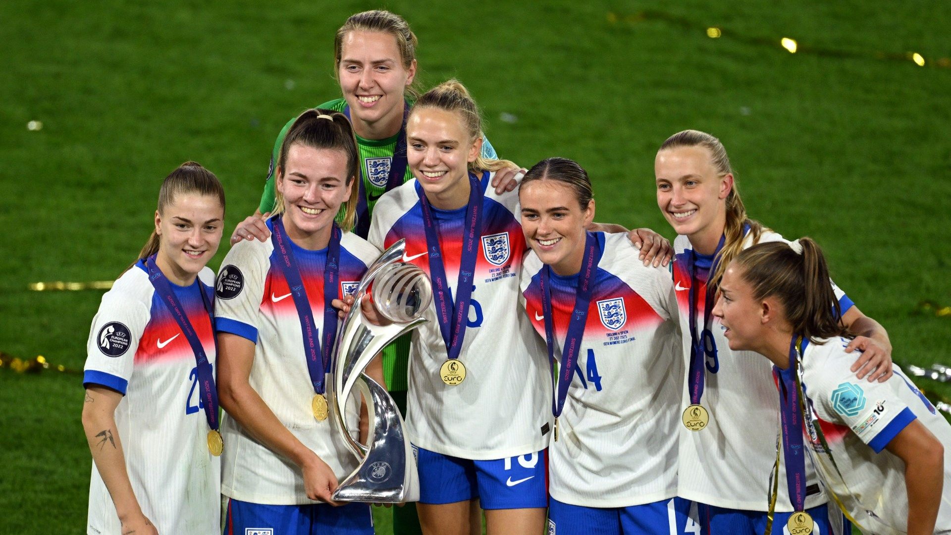 England Euro 2025 trophy