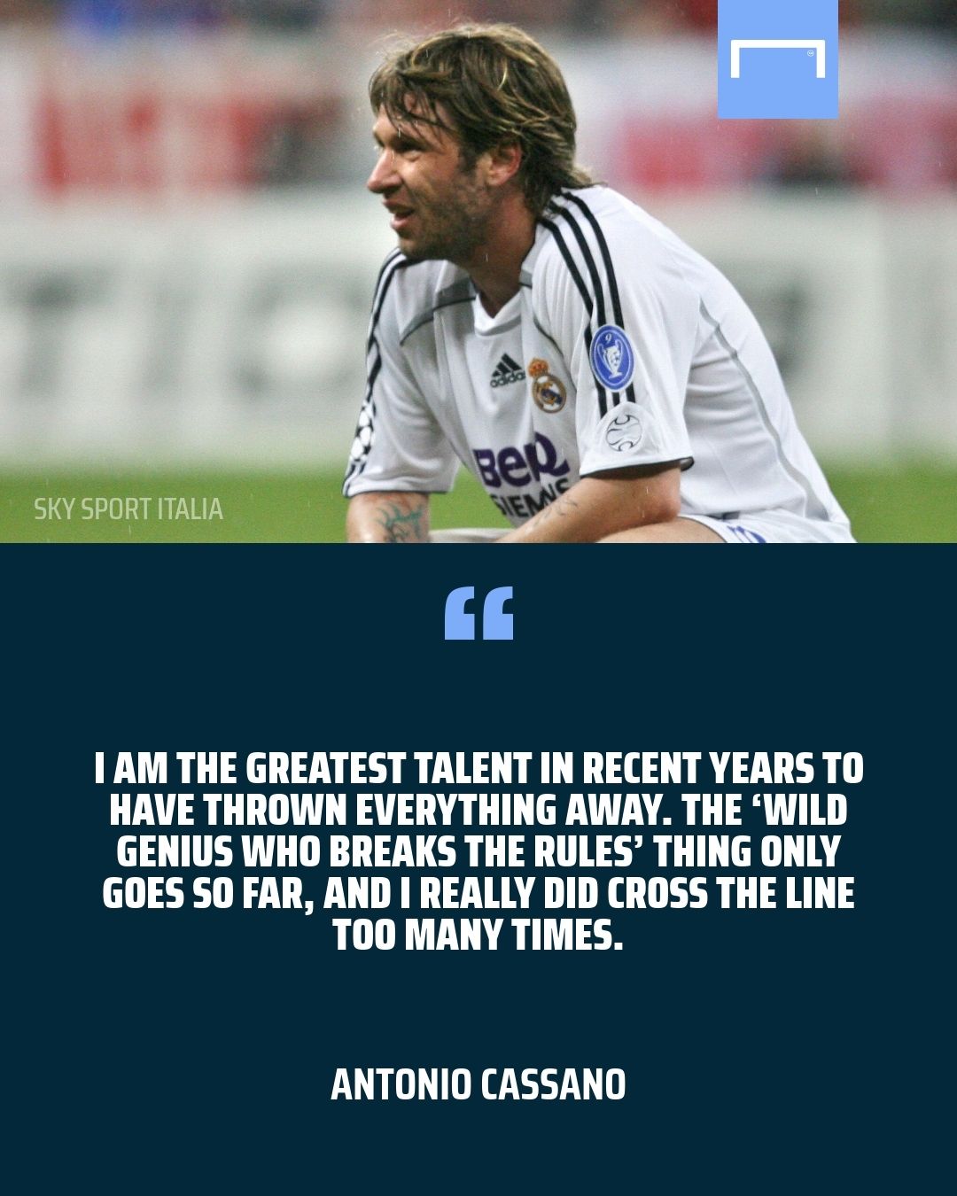 Antonio Cassano Real Madrid GFX