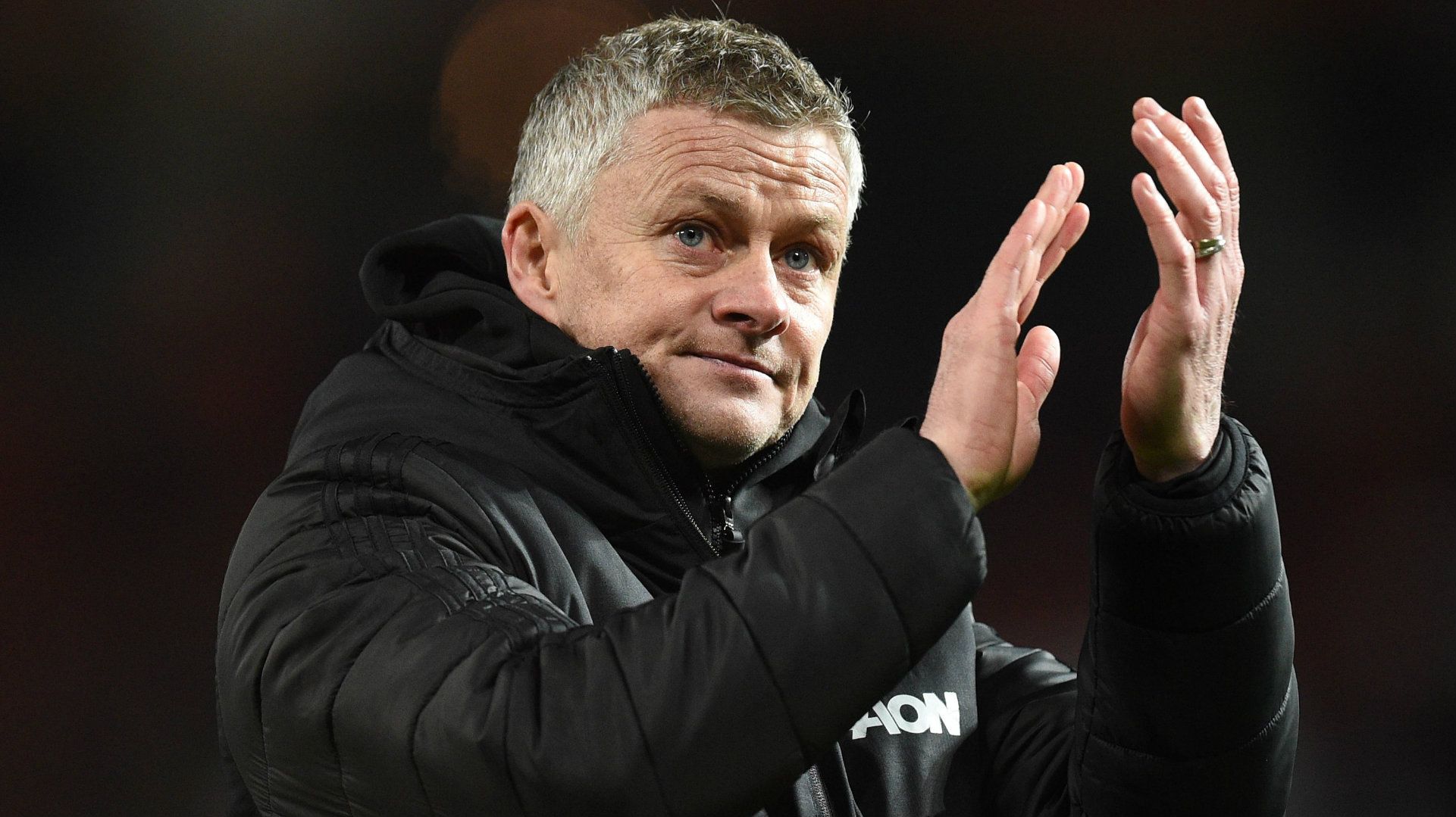 Ole Gunnar Solskjaer Man Utd vs Aston Villa 2019-20